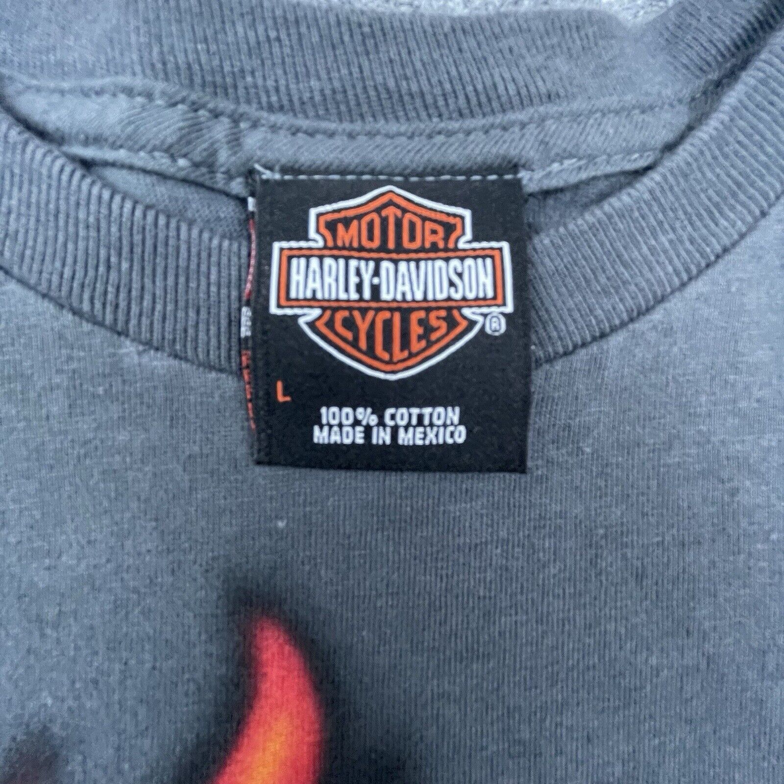 Harley Davidson Harley Davidson Shirt Large Flames Jester Tokyo Japan Rare Size US L / EU 52-54 / 3 - 7 Thumbnail