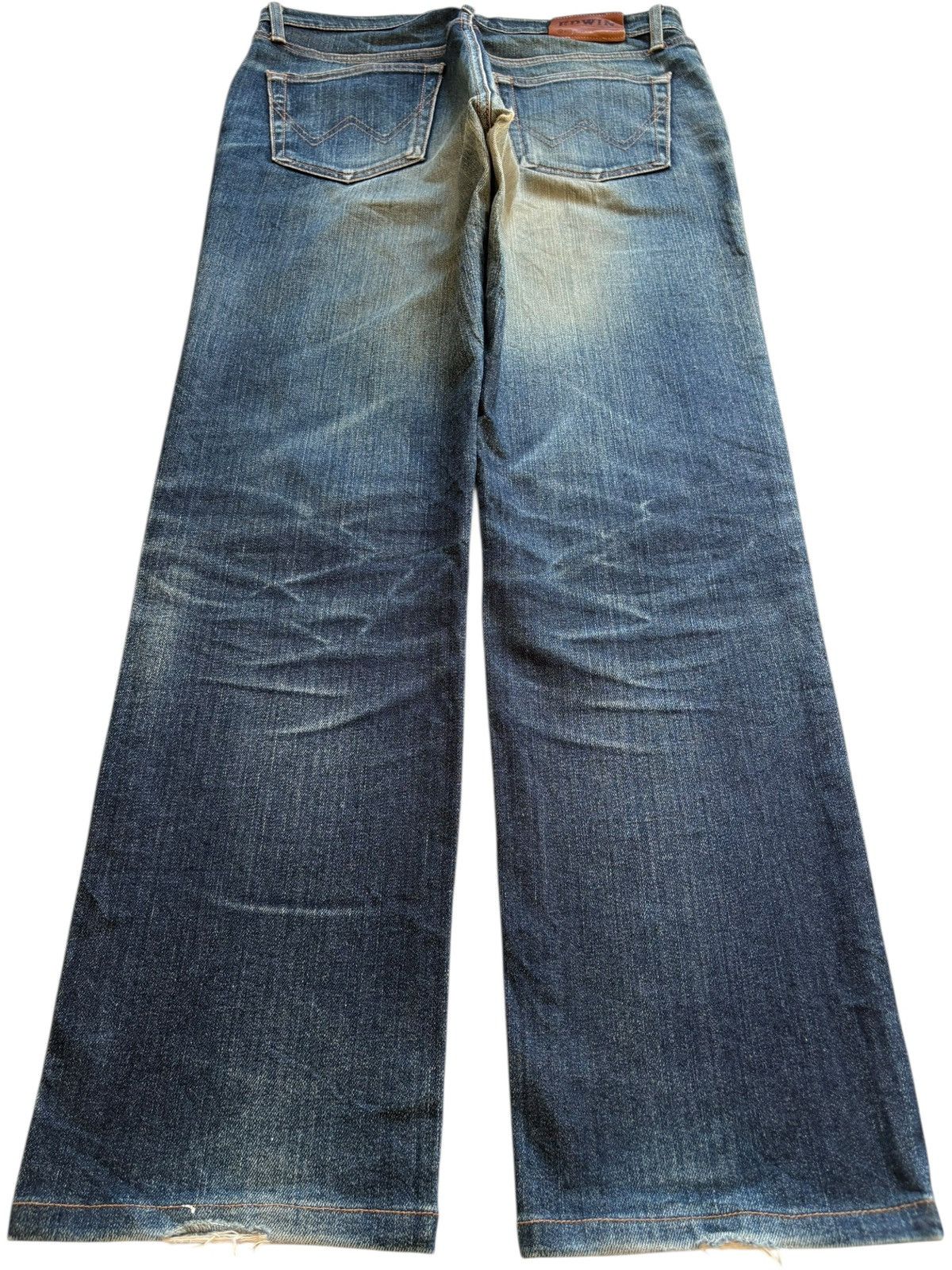 Edwin Vintage Edwin 403 Mud Wash Distressed Loose Jeans Size US 32 / EU 48 - 2 Thumbnail