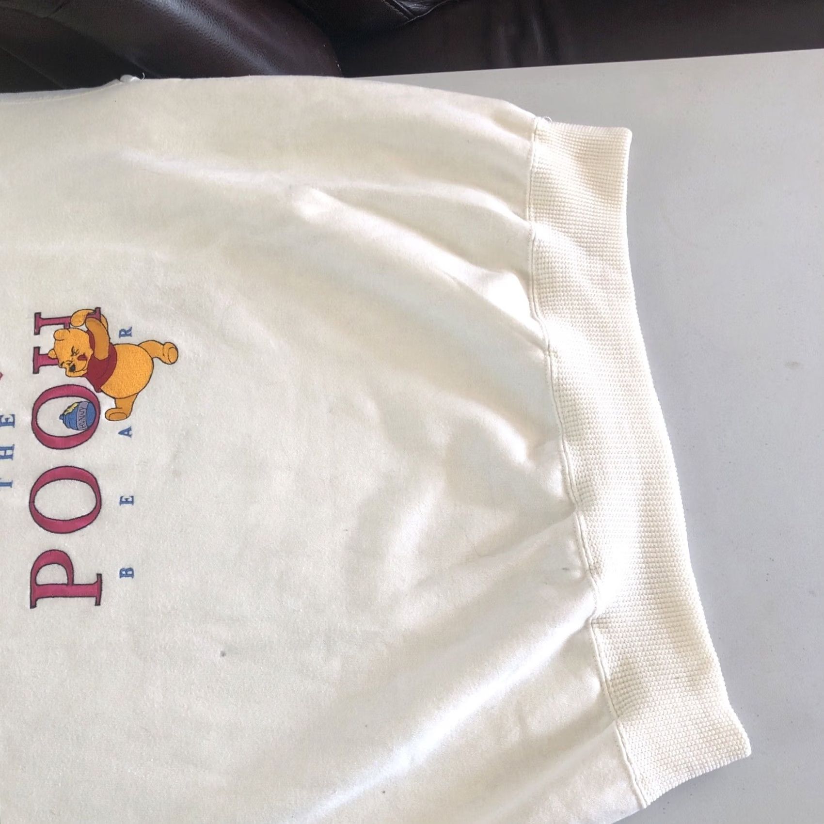Vintage VINTAGE Disney Winnie The Pooh 1/4 Zip Embroidered Sweatshirt XL Women White Pooh 100 Acre Collection 90s Animals Logo Pullover Sneaker? Size XL / US 12-14 / IT 48-50 - 3 Thumbnail