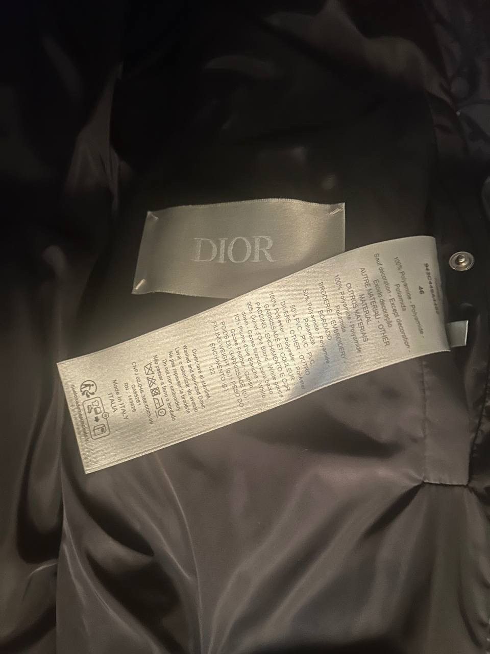 Dior Dior oblique monogram puffer jacket Size US L / EU 52-54 / 3 - 6 Thumbnail