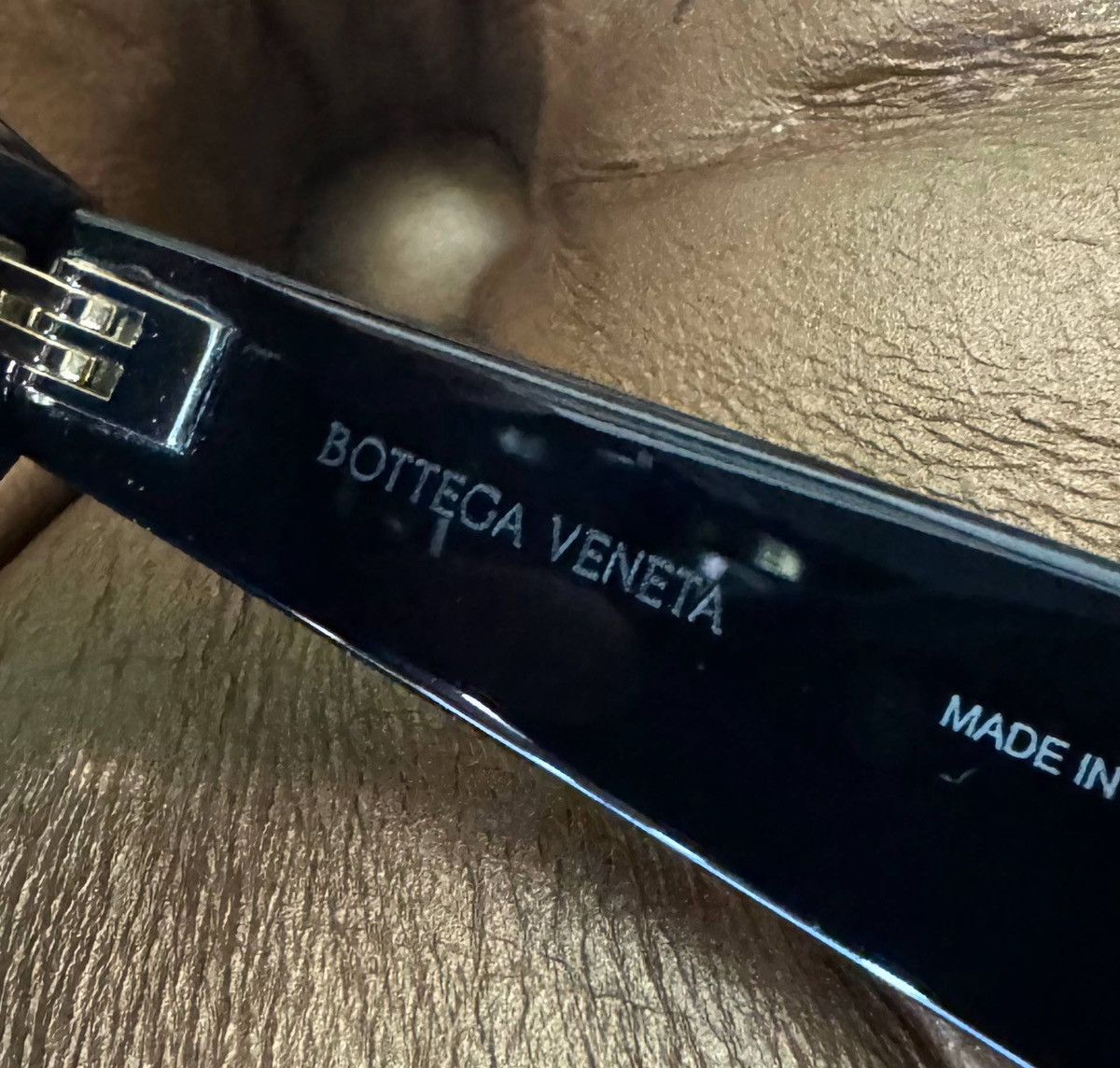 Bottega Veneta Bottega Veneta BV1092S Oversized Sunglasses Black Acetate Size ONE SIZE - 8 Thumbnail