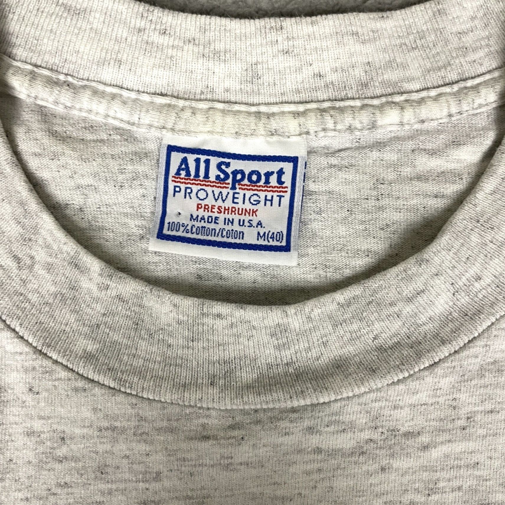 Vintage VINTAGE American Vintage St. Louis TShirt Shirt Men M Grey 90s City Logo Single Stitch Cotton Polyester Knit Preshrunk All Seasons - Mens Size US M / EU 48-50 / 2 - 4 Thumbnail