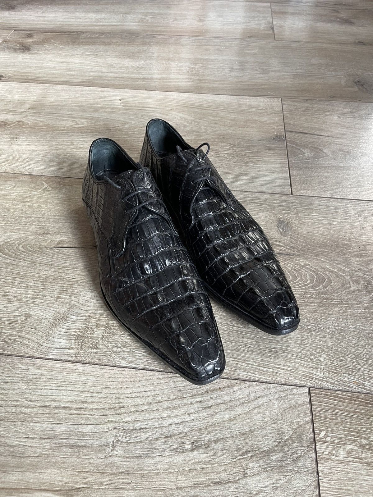 Other Laudino Caccin croco formal shoes | Grailed