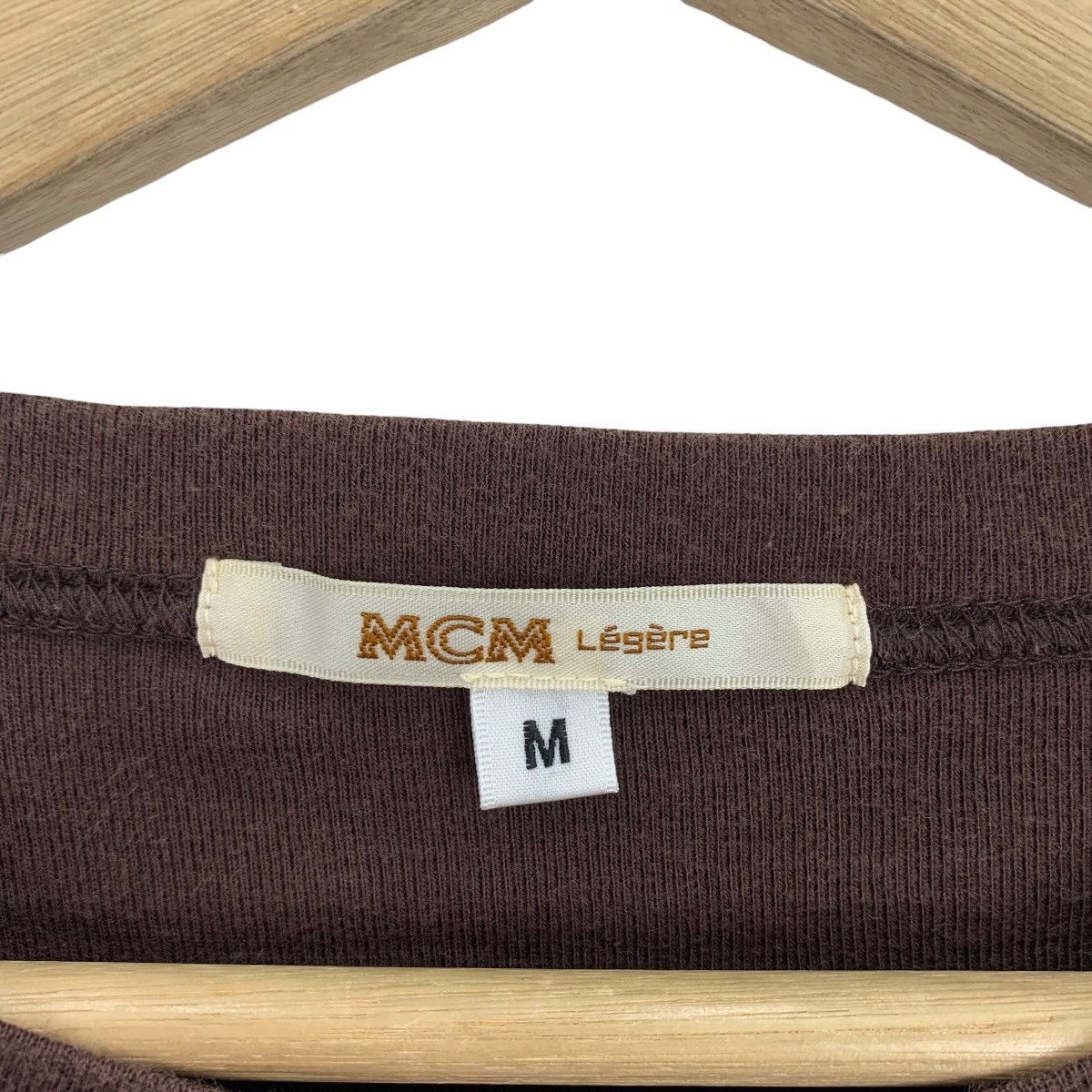 Designer × MCM × Vintage Vintage MCM LEGERE centre print logo designer tee Size M / US 6-8 / IT 42-44 - 3 Thumbnail