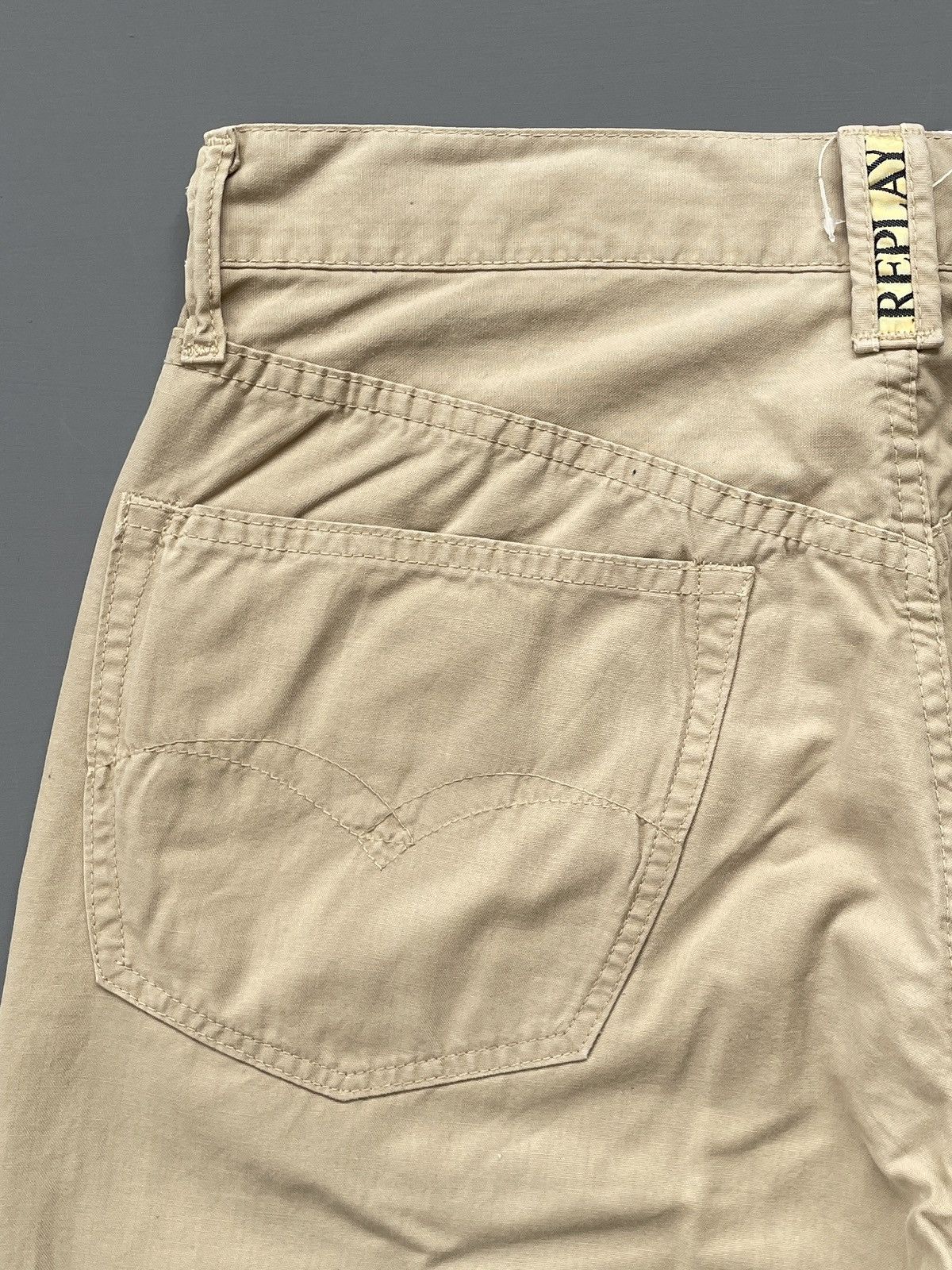 Designer × Replay Replay Regular Pants (P120) Size US 30 / EU 46 - 9 Thumbnail