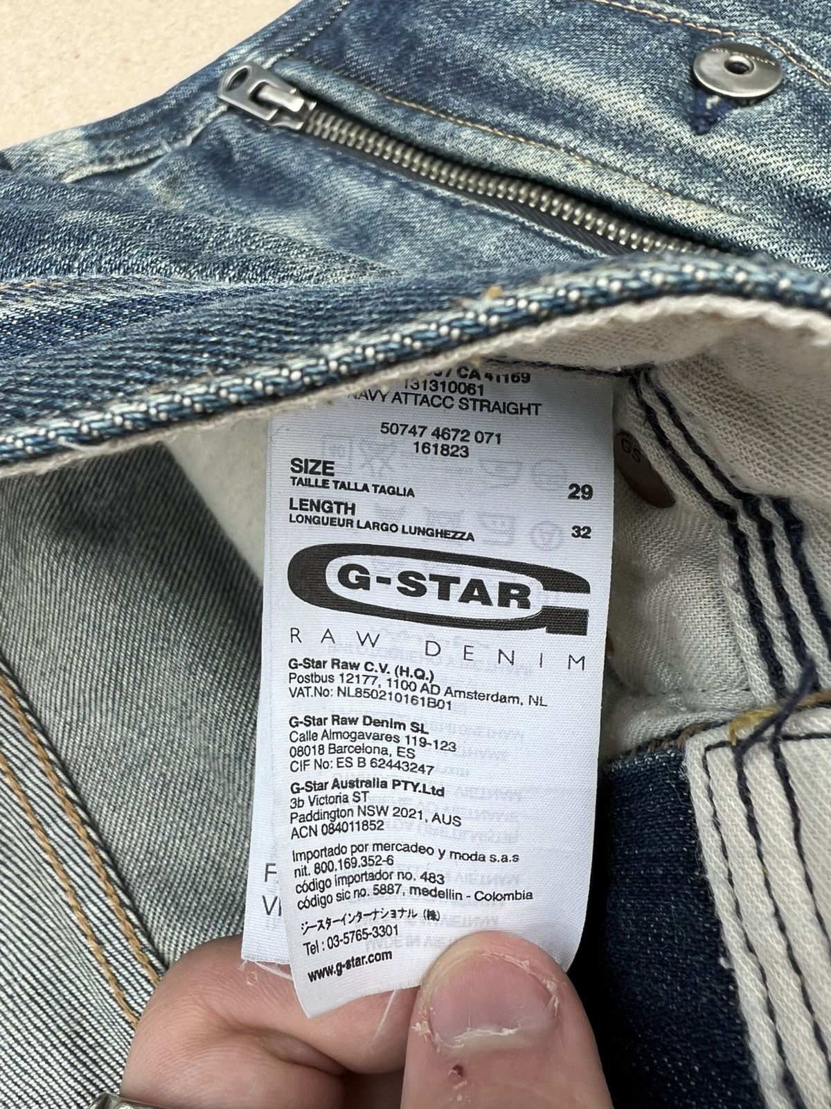 G-Star G Star Raw Denim Pants Size US 29 - 7 Thumbnail