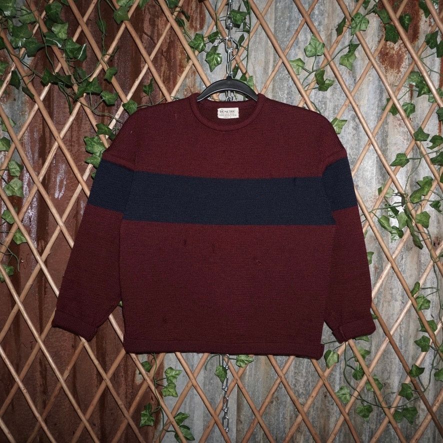 Vintage Small - Vintage Y2K by Dimitri wool 70s stripe knit sweater Size US S / EU 44-46 / 1 - 1 Thumbnail