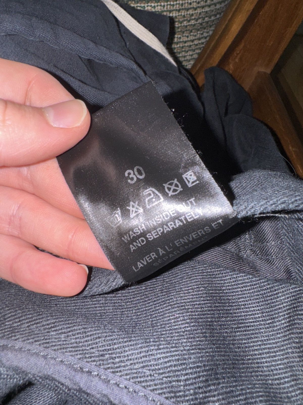 Raf Simons Raf Simon black zipper jeans Size US 29 - 8 Thumbnail
