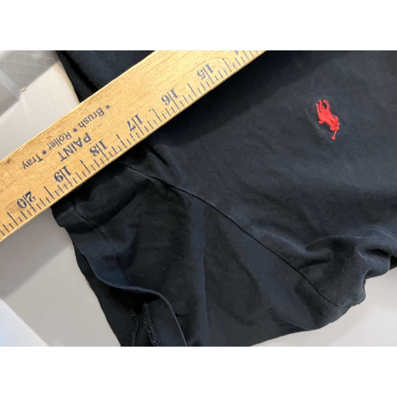 Polo Ralph Lauren VINTAGE Polo Ralph Lauren T-Shirt Black Short Sleeve V-Neck Logo Regular Fit Men M Size Shirt Top Tee Cotton All Seasons 90s/Logo Black Mens Size US M / EU 48-50 / 2 - 5 Thumbnail