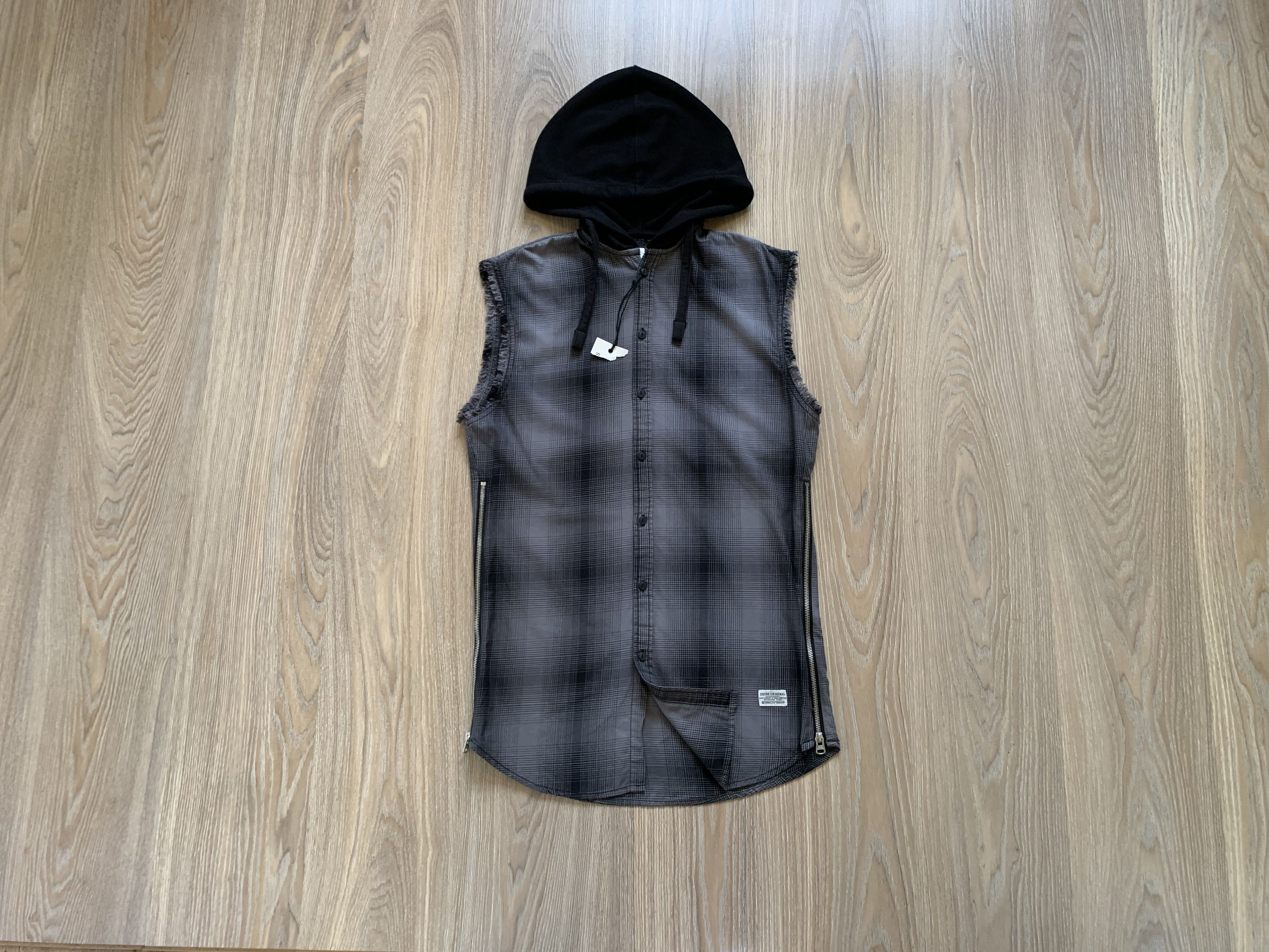 Japanese Brand × Shine Original Men’s Shine Original Hood Sleeveless Shirt Size US S / EU 44-46 / 1 - 1 Thumbnail