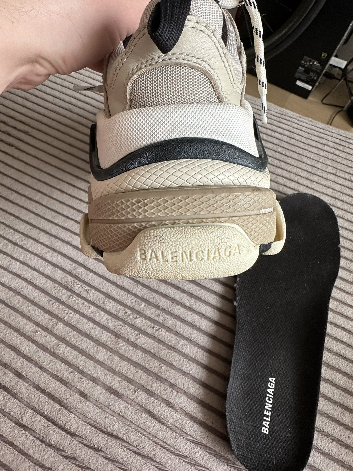 Balenciaga Balenciaga Triple S Cloth Trainers Size US 6 / IT 36 - 9 Thumbnail