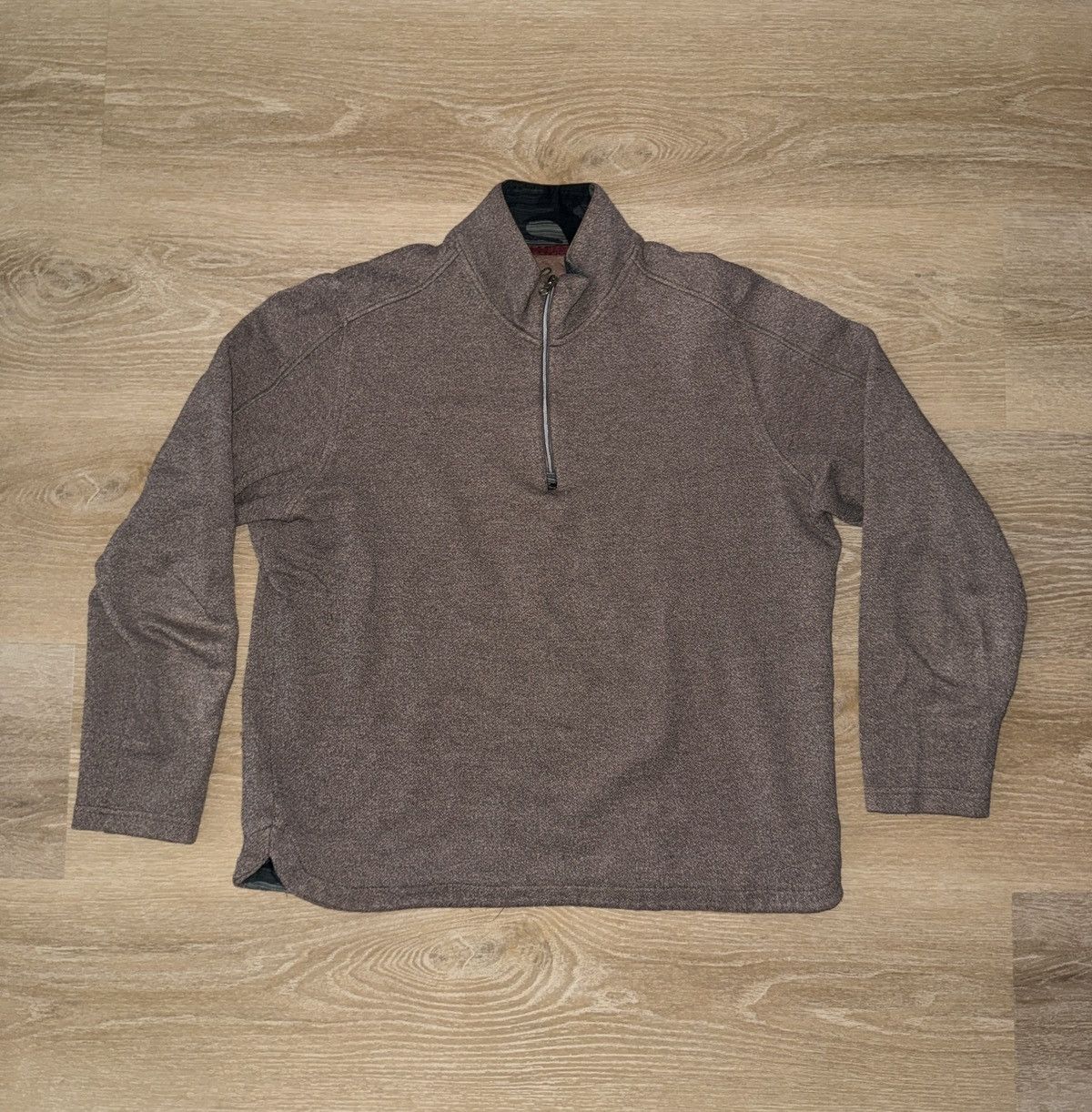 Robert Graham Robert Graham Brown Quarter Zip Fleece Sweatshirt Size US XL / EU 56 / 4 - 1 Thumbnail