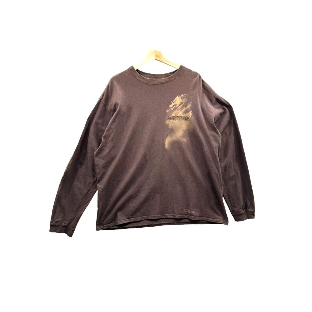 Vintage 2000's Dragon Surfboards Y2K Surf Graphic L/S T-Shirt Size US XXL / EU 58 / 5 - 1 Thumbnail