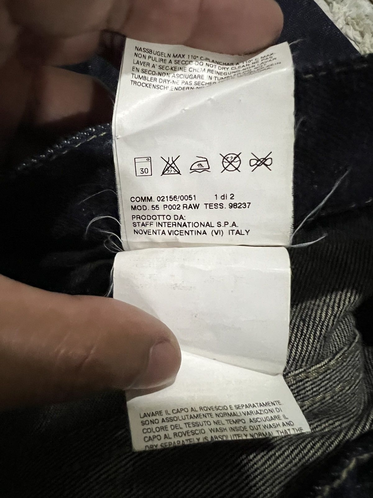 Rick Owens RARE 2005/06 Rick Owens OG Dark Blue Selvaged Denim Jeans Size US 28 / EU 44 - 11 Thumbnail