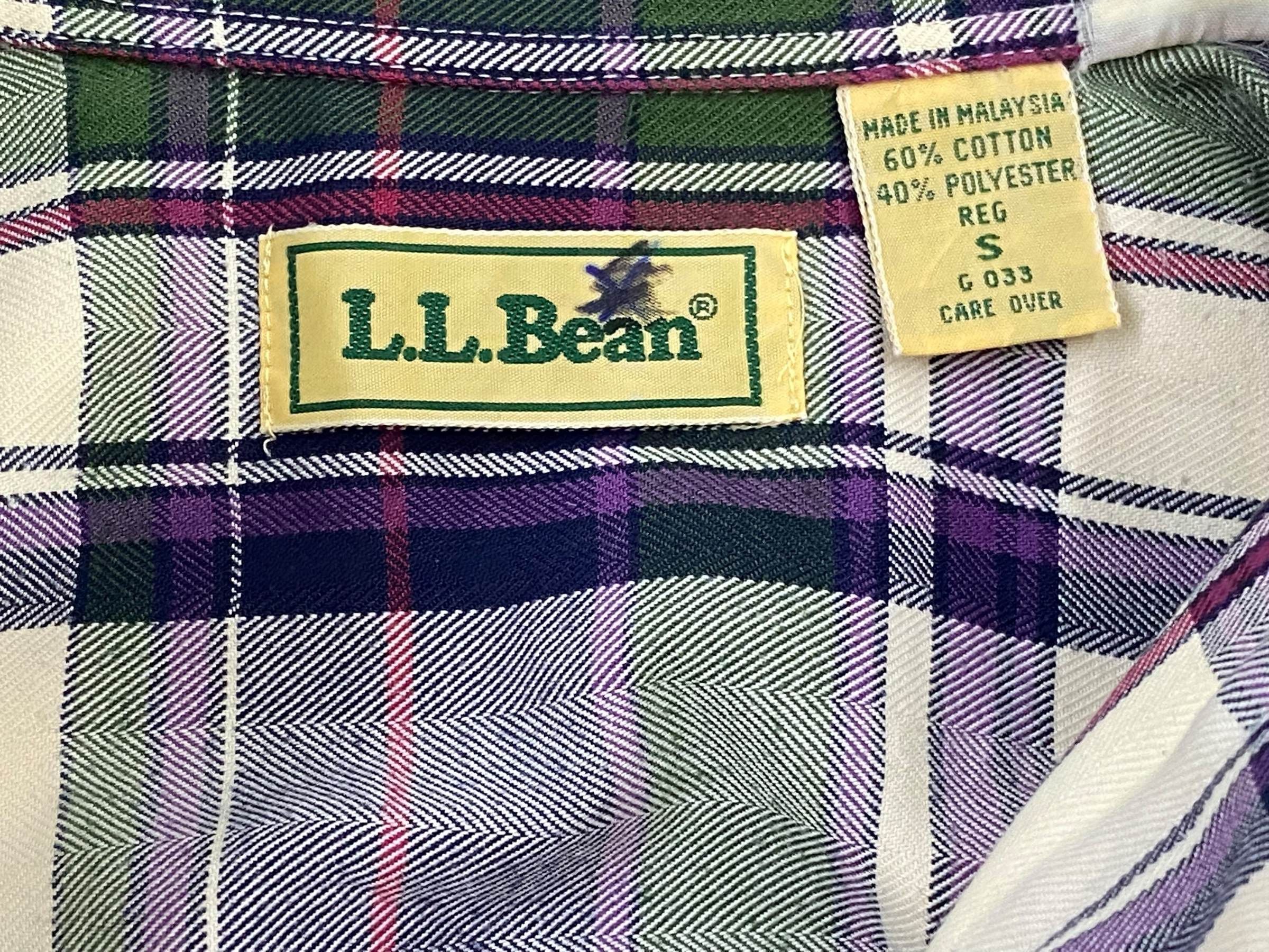 L.L. Bean L Bean Checkered Shirt Size US S / EU 44-46 / 1 - 8 Thumbnail