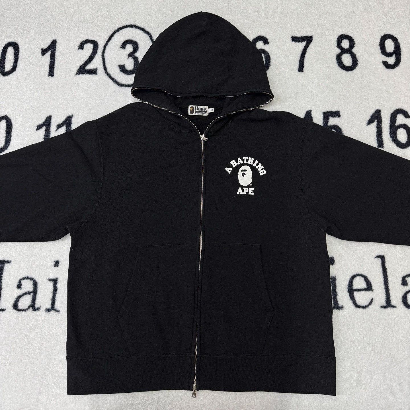 Bape Bape Printed Black Hoodie xl Men Size US XL / EU 56 / 4 - 1 Thumbnail