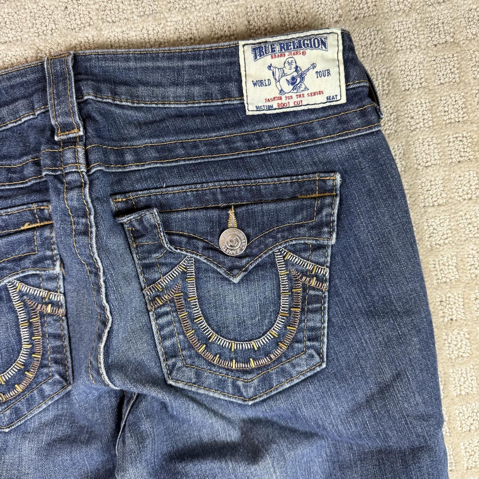 True Religion True Religion Bootcut Jeans Size 29 Women Size 29" - 9 Thumbnail