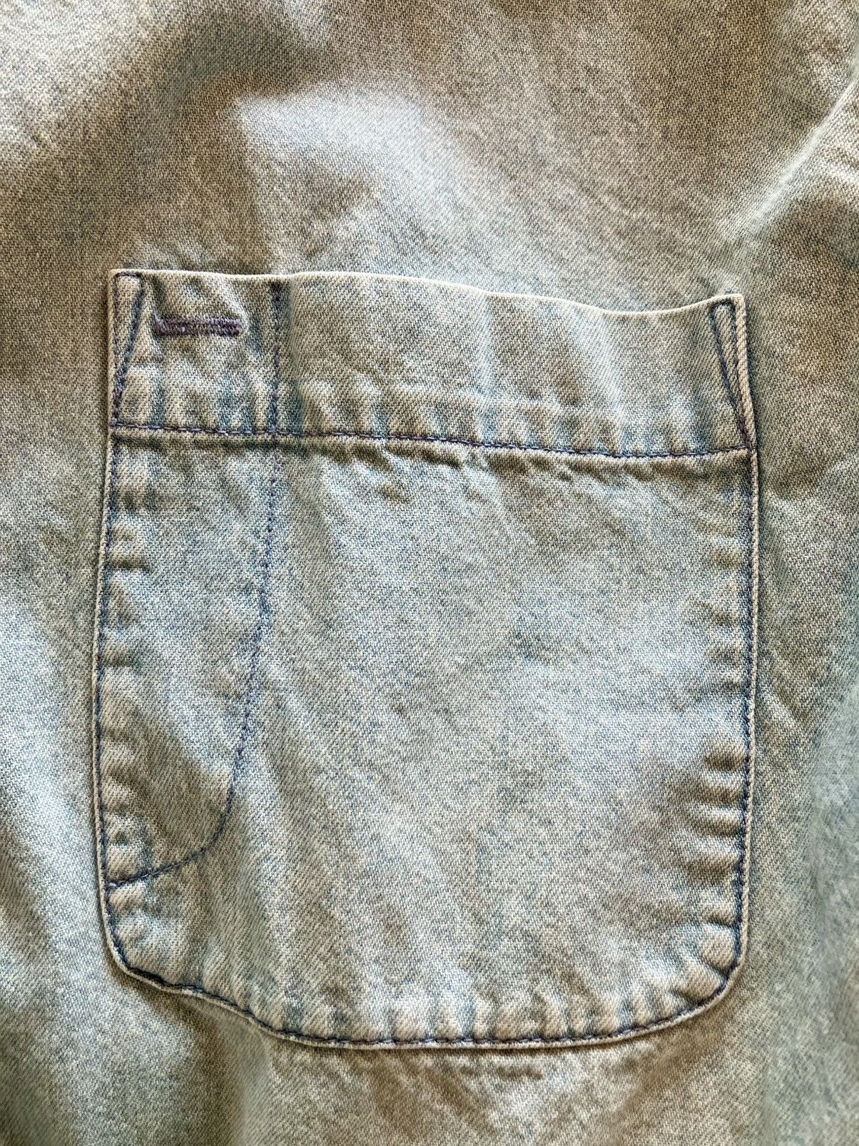 Balenciaga Balenciaga Oversized Denim Shirt, Washed Look Size US M / EU 48-50 / 2 - 5 Thumbnail