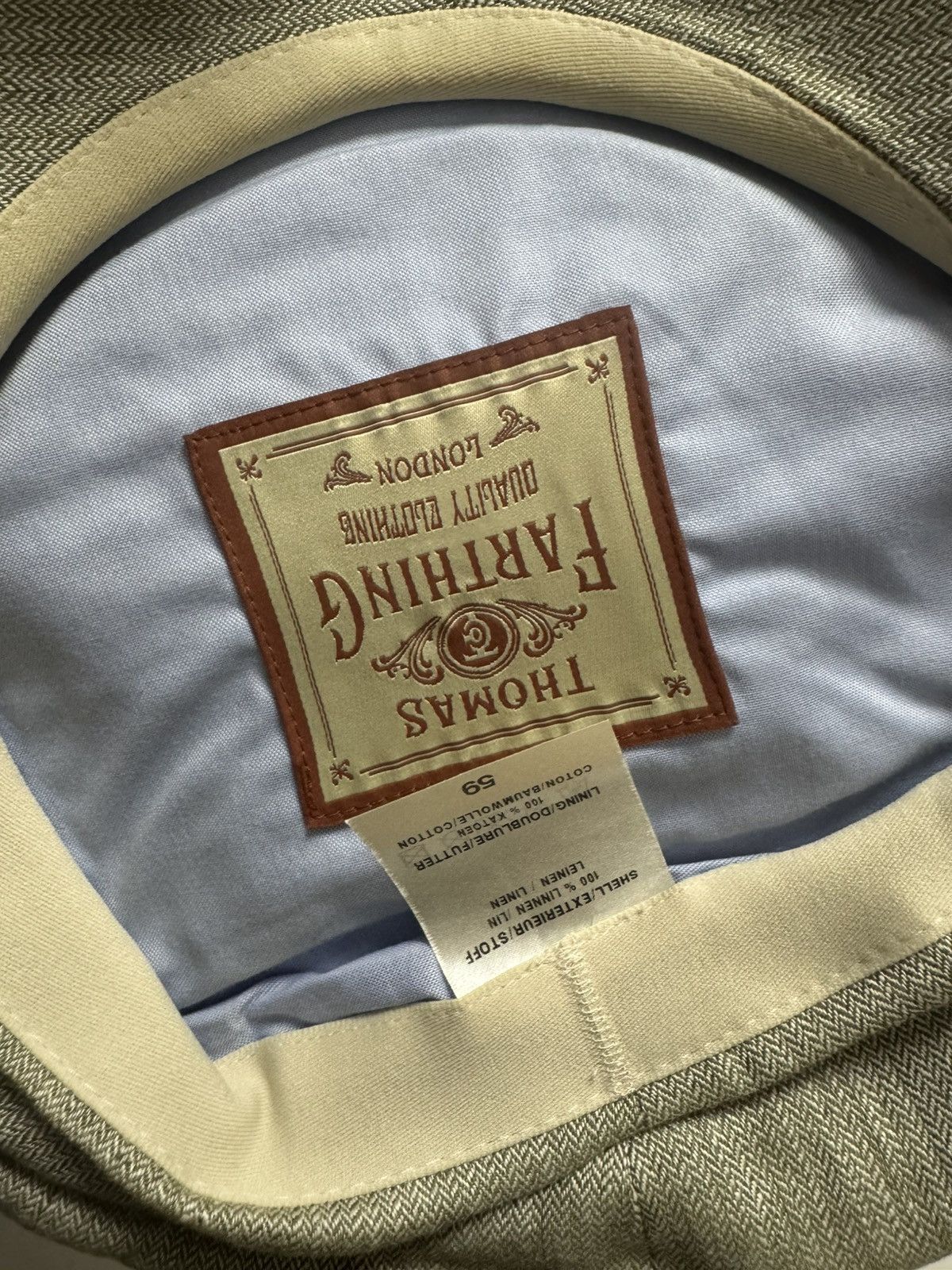 Other Thomas Farthing Linen Cap light colour size: 59cm Size ONE SIZE - 2 Thumbnail