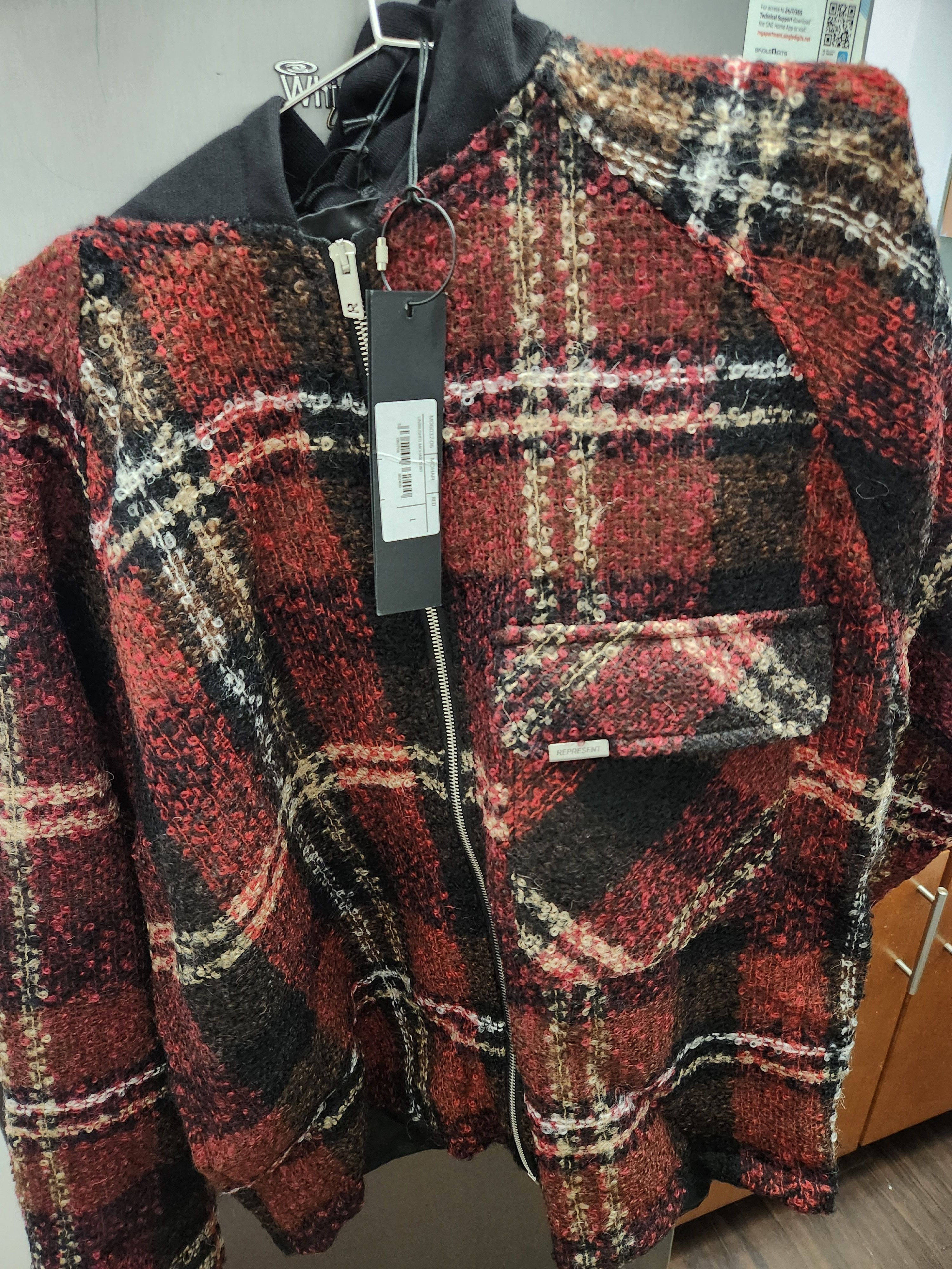 Represent Clo. Represent Mohair Overshirt Size US L / EU 52-54 / 3 - 1 Thumbnail