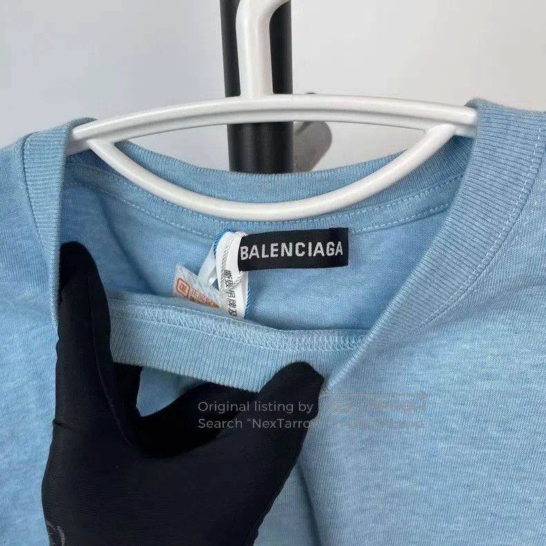 Balenciaga Balenciaga Blue Short Sleeve Size US XS / EU 42 / 0 - 3 Thumbnail