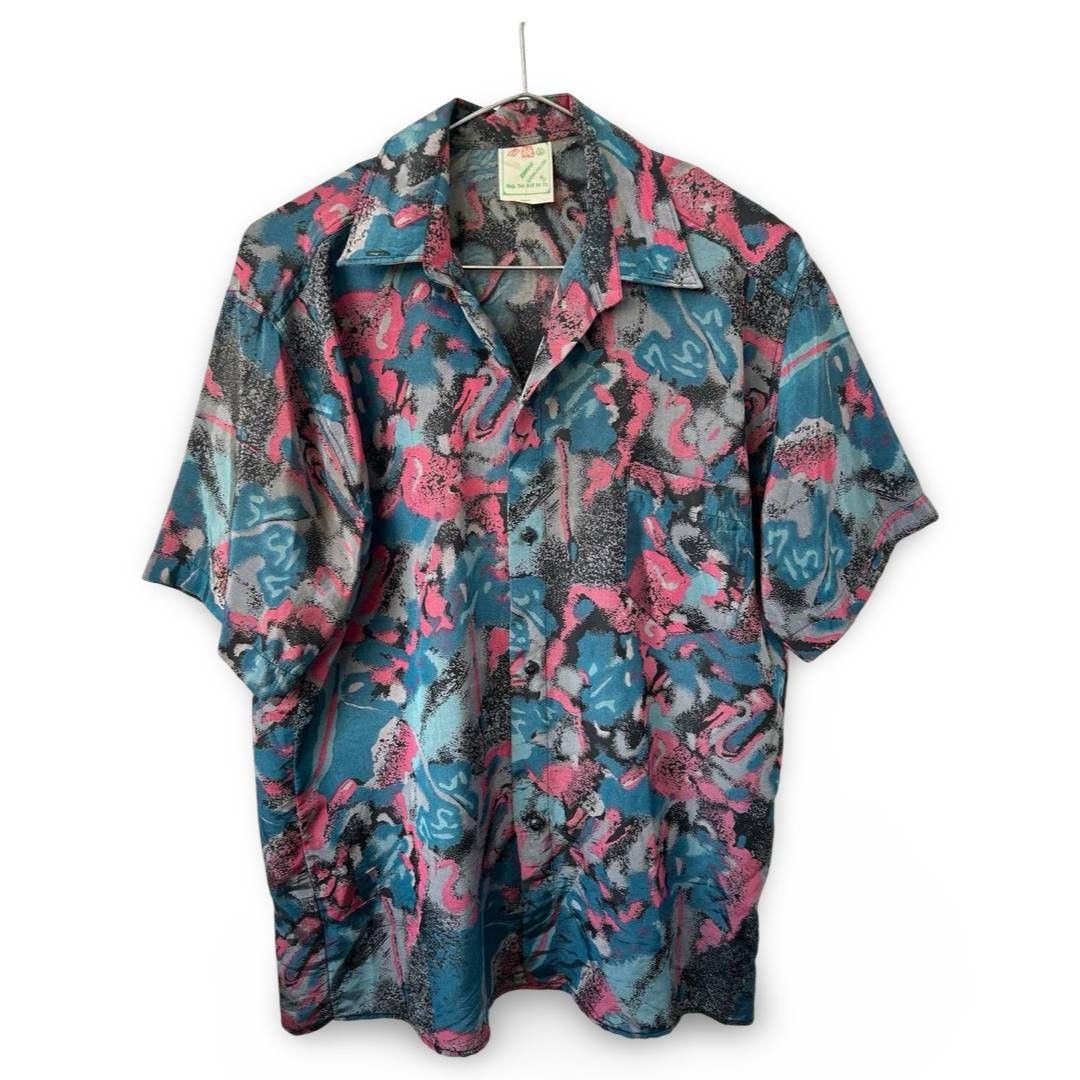Vintage Vintage coloured shirt #467 Size US M / EU 48-50 / 2 - 1 Thumbnail