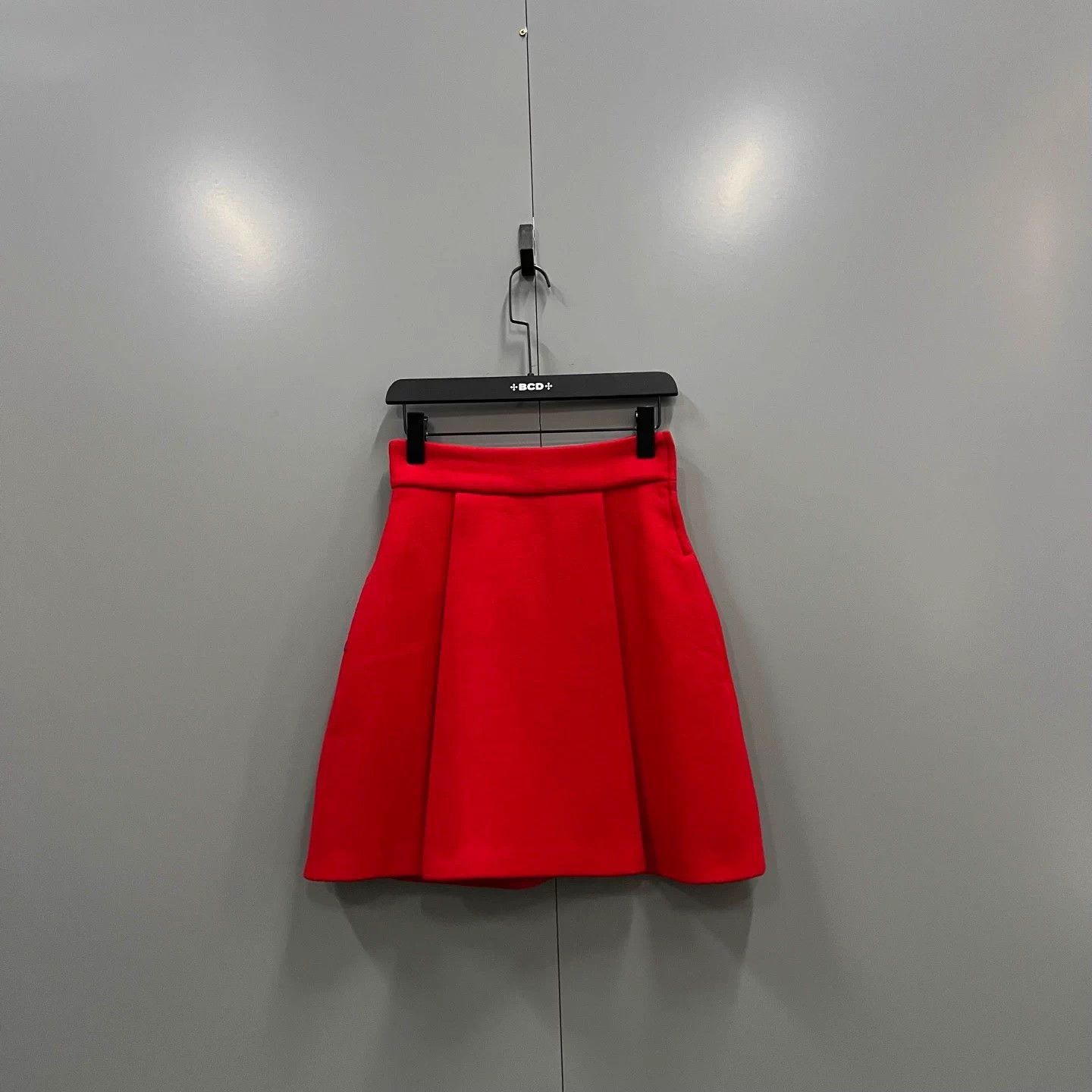 Miu Miu MIU MIU Red Mini A-line Skirt 38 New With Tags Size 26" / US 2 / IT 38 - 1 Thumbnail