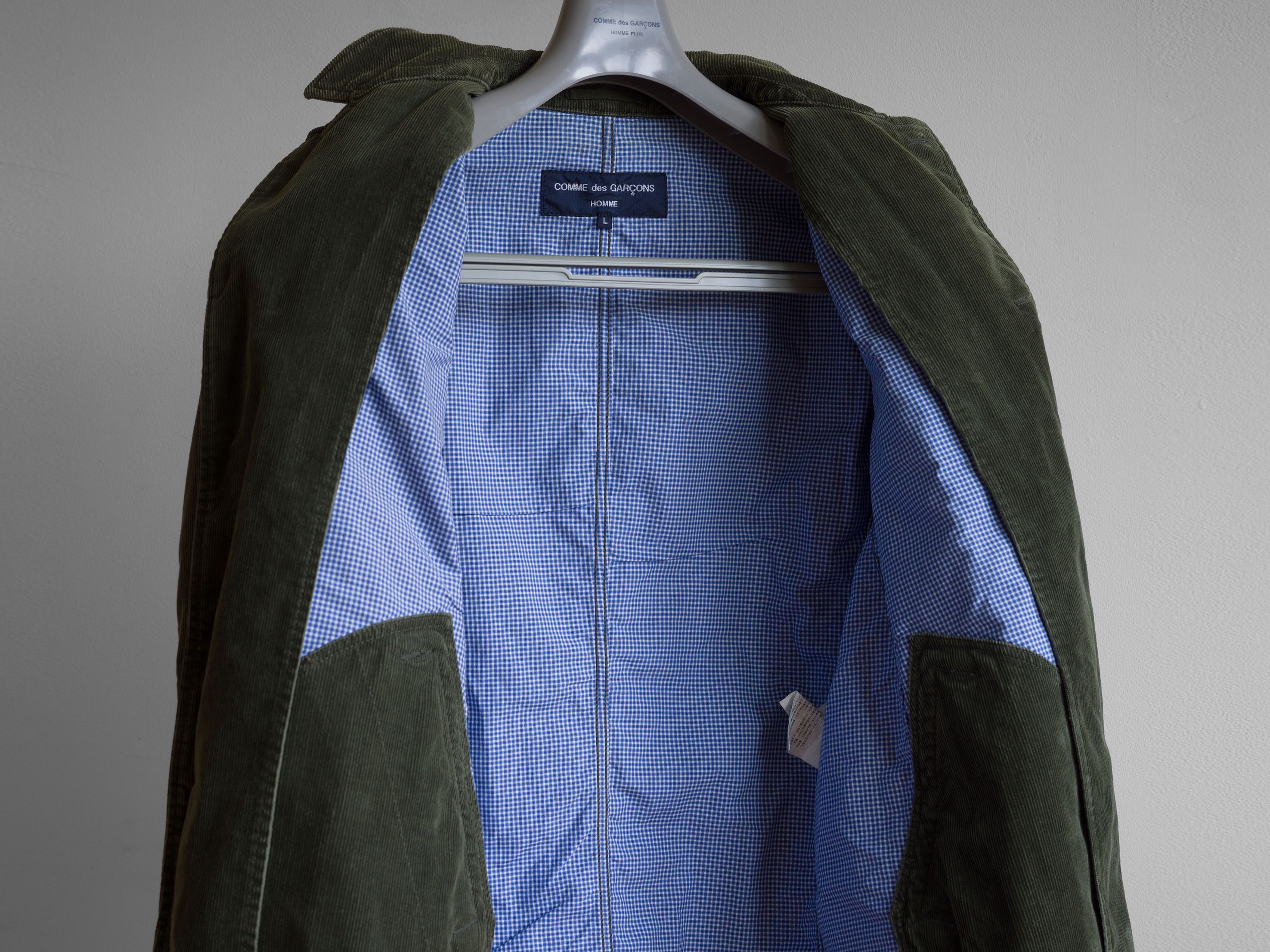 Comme des Garcons Homme AW2012 COMME des GARÇONS HOMME CORDUROY JACKET Size US L / EU 52-54 / 3 - 6 Thumbnail