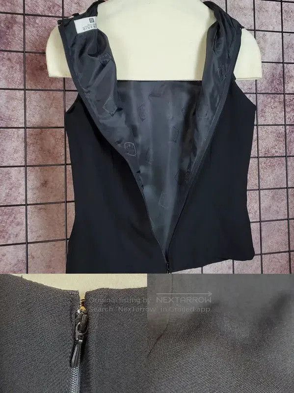 Givenchy Givenchy Black Wool Logo Short Sleeve Tee . Size S / US 4 / IT 40 - 7 Thumbnail