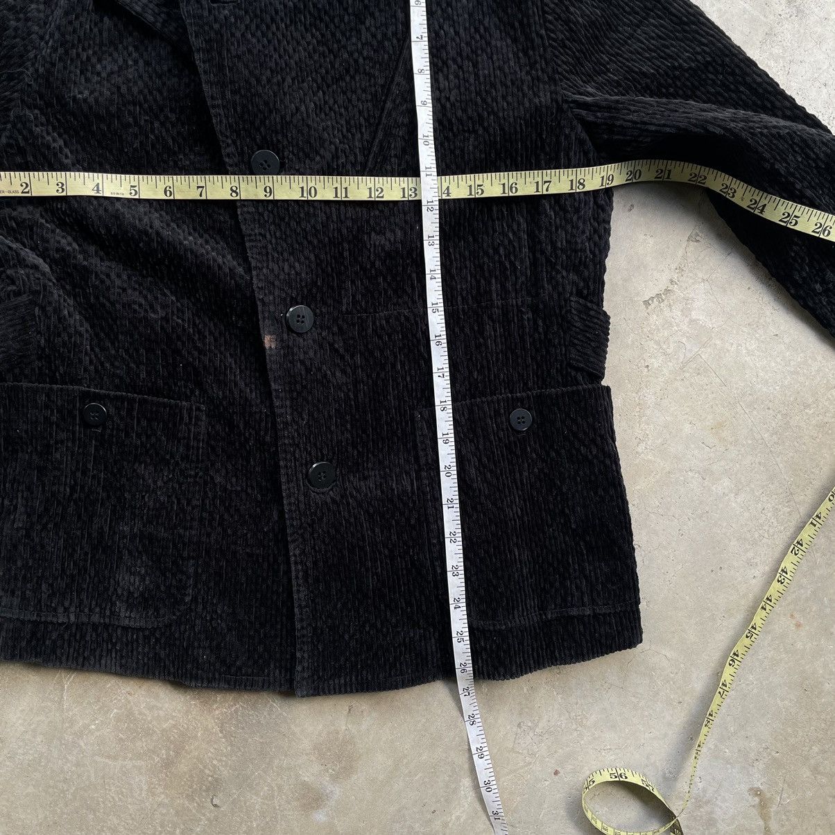 Issey Miyake 🇯🇵 Issey Miyake 1990s Hai Sporting Gear Black Corduroy Jacket Size US S / EU 44-46 / 1 - 14 Thumbnail