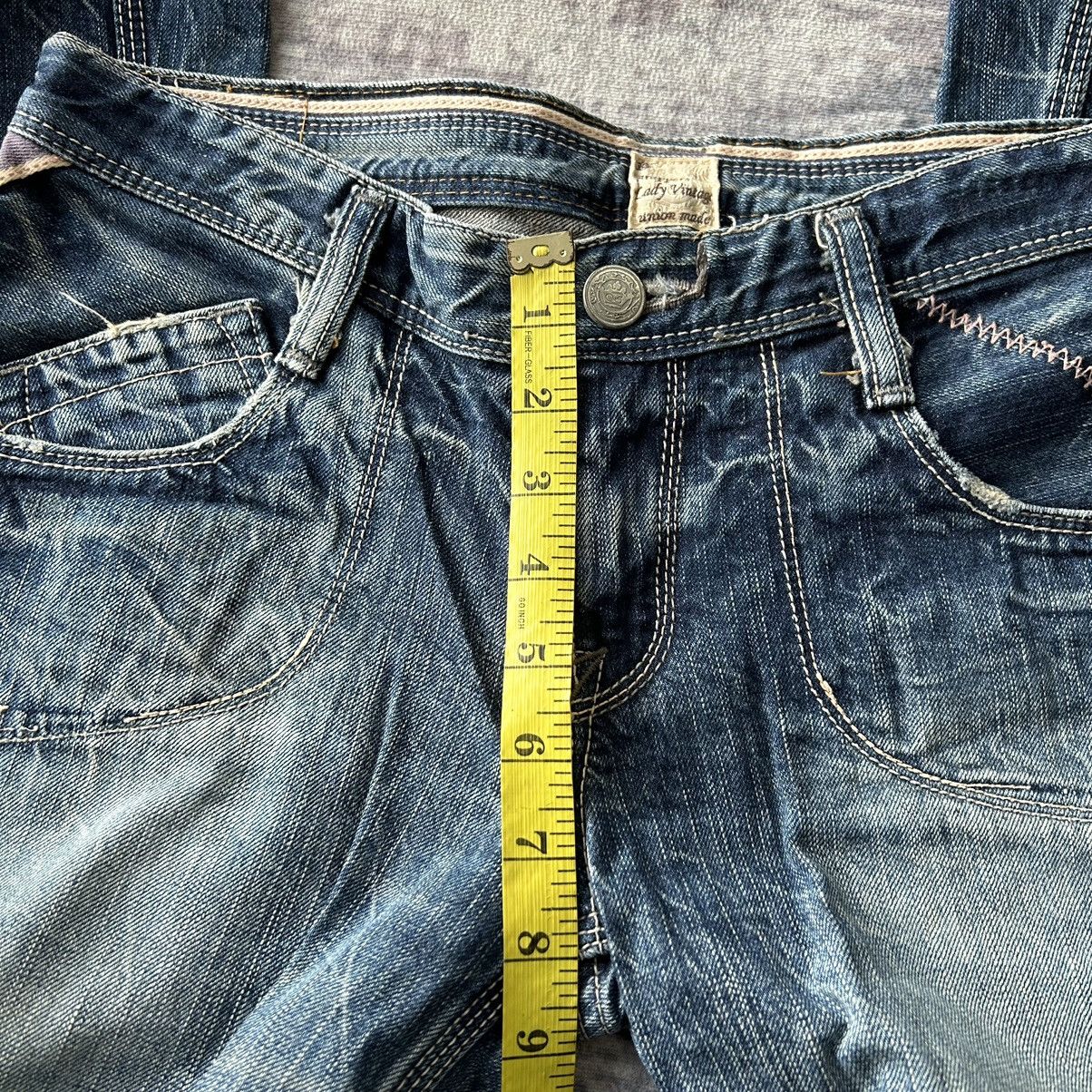 If Six Was Nine Flared Design By Lady Vintage Jeans Size 30" / US 8 / IT 44 - 15 Thumbnail