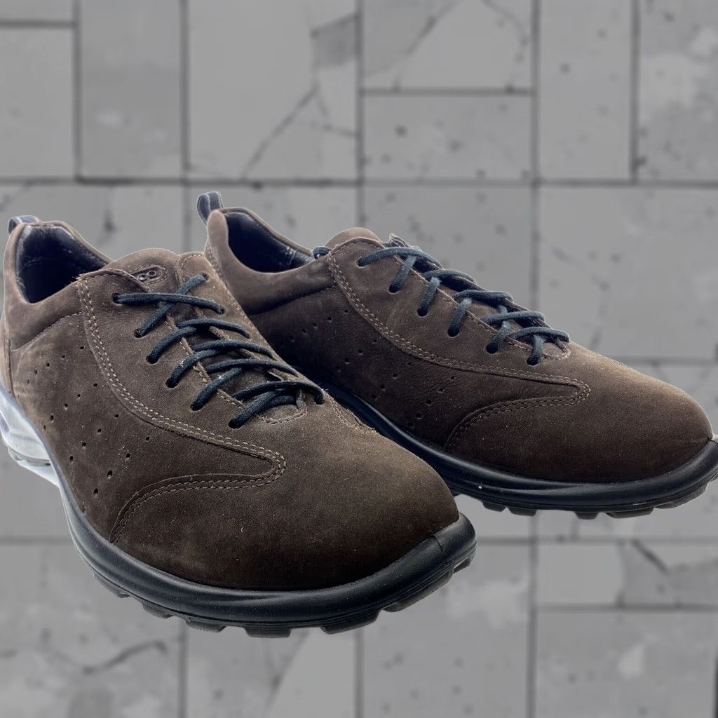 Ecco ECCO Womens Sneakers 8 / 40 Brown Suede Bicycle Toe Made in Portugal Size US 8 / IT 38 - 1 Thumbnail