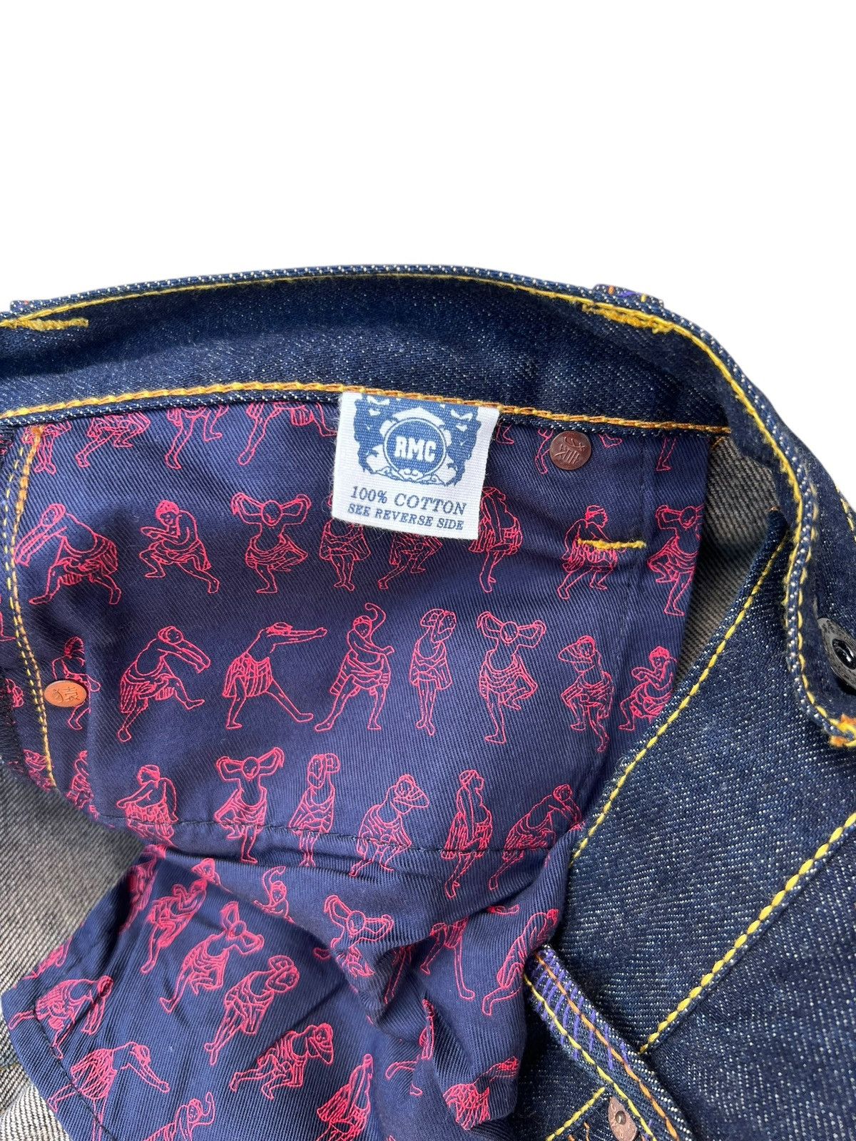 RMC Jeans RMC Martin Ksohoh Blue Denim Selvedge Jeans Loose Size US 36 / EU 52 - 22 Thumbnail