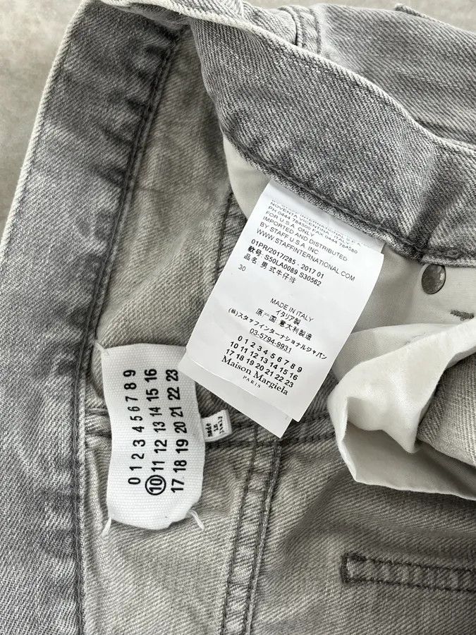 Maison Margiela SS2017 Maison Margiela Grey Slim Distressed Denim Jeans Size 25" / US 0 / IT 36 - 14 Thumbnail