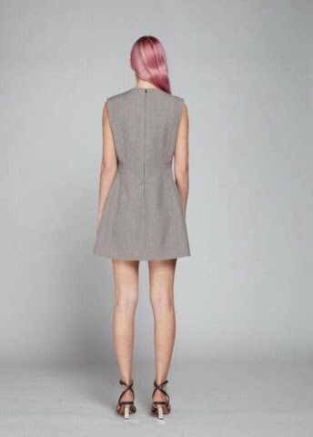 Marni o1w1db10225 Mini Dress in Light Grey Size L / US 10 / IT 46 - 3 Thumbnail