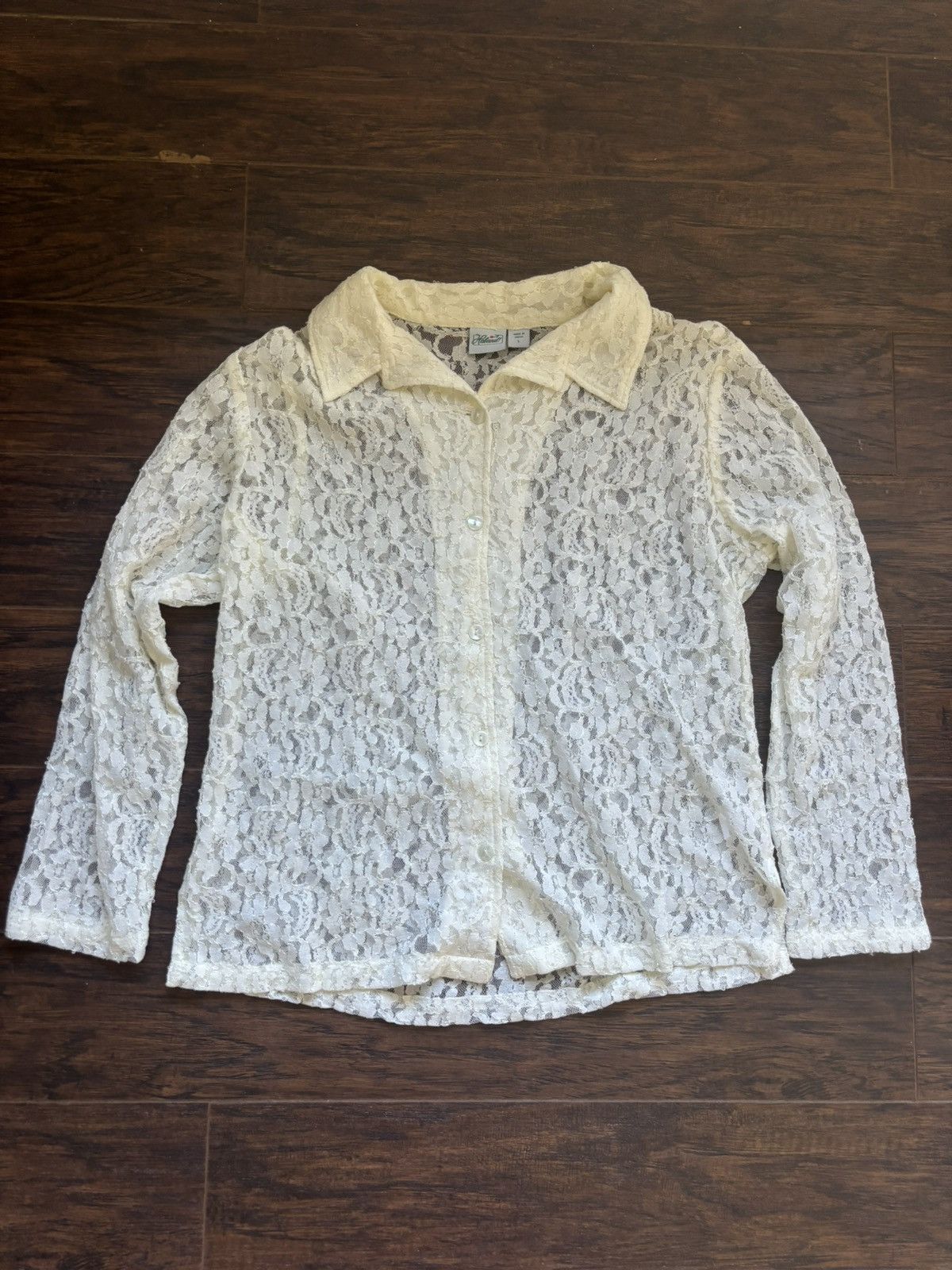 Other Lace Button-Up Shirt Size L / US 10 / IT 46 - 1 Thumbnail