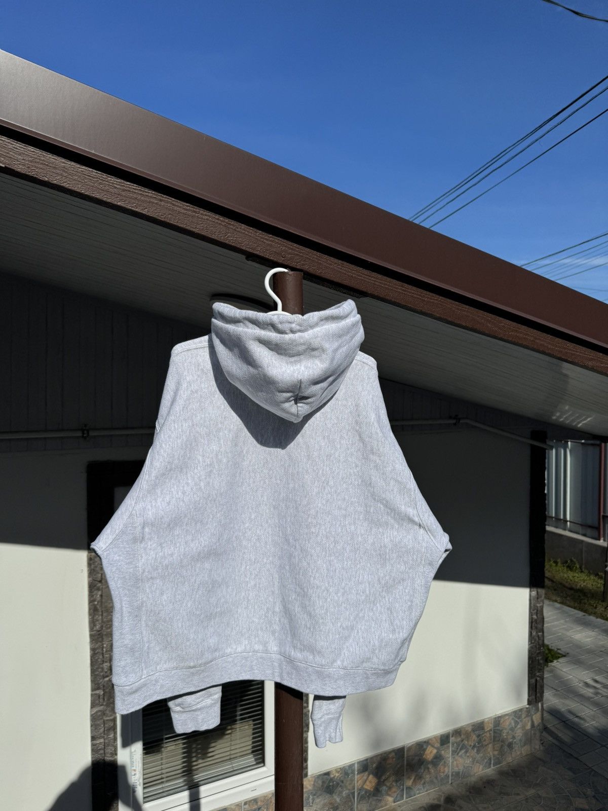 Champion × Vintage Vintage 00’s Champion Boxy Cropped Hoodie Size US XL / EU 56 / 4 - 6 Thumbnail