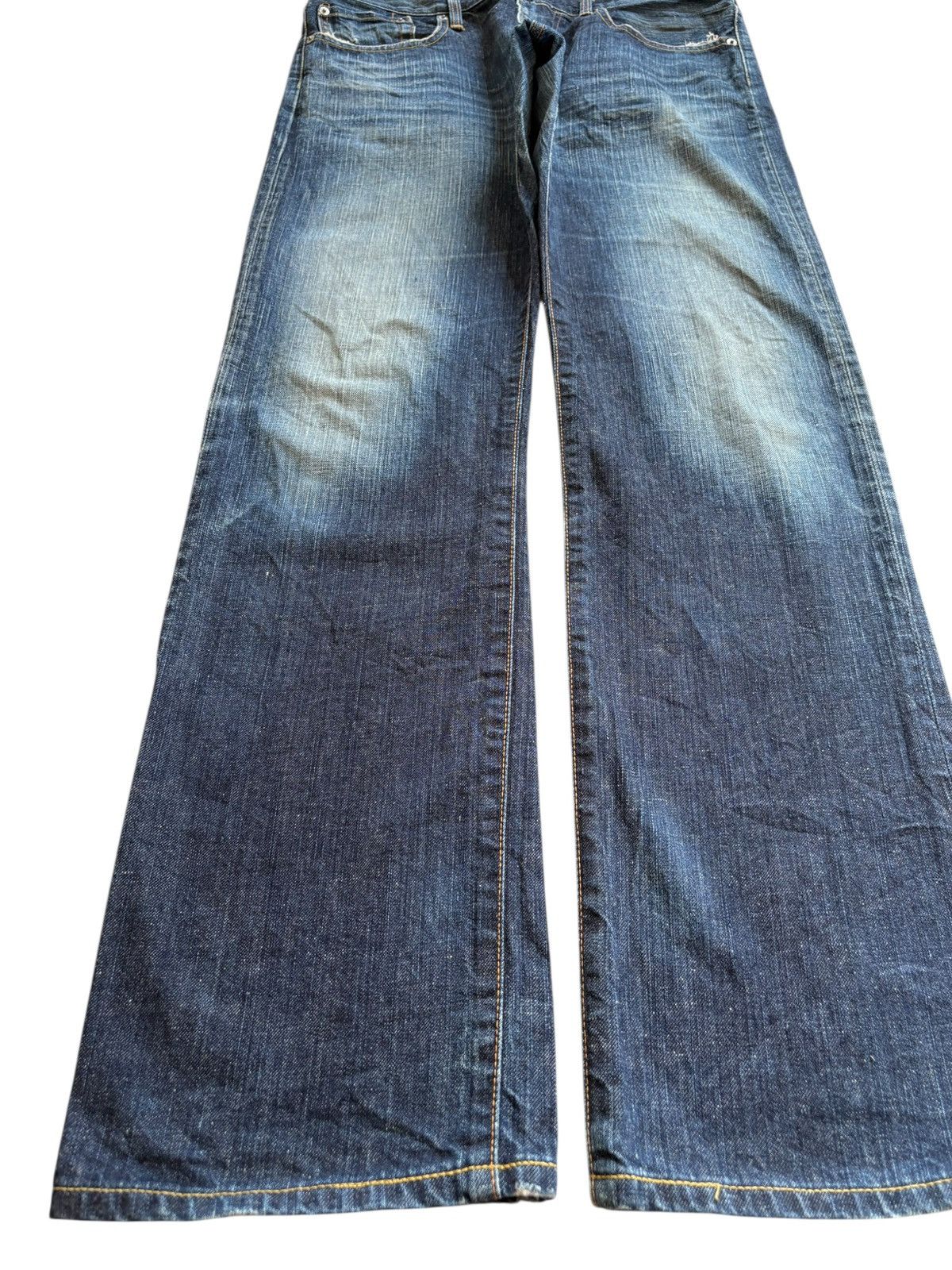 Edwin Vintage Edwin 503R Blue Wash Loose Jeans Size US 34 / EU 50 - 6 Thumbnail