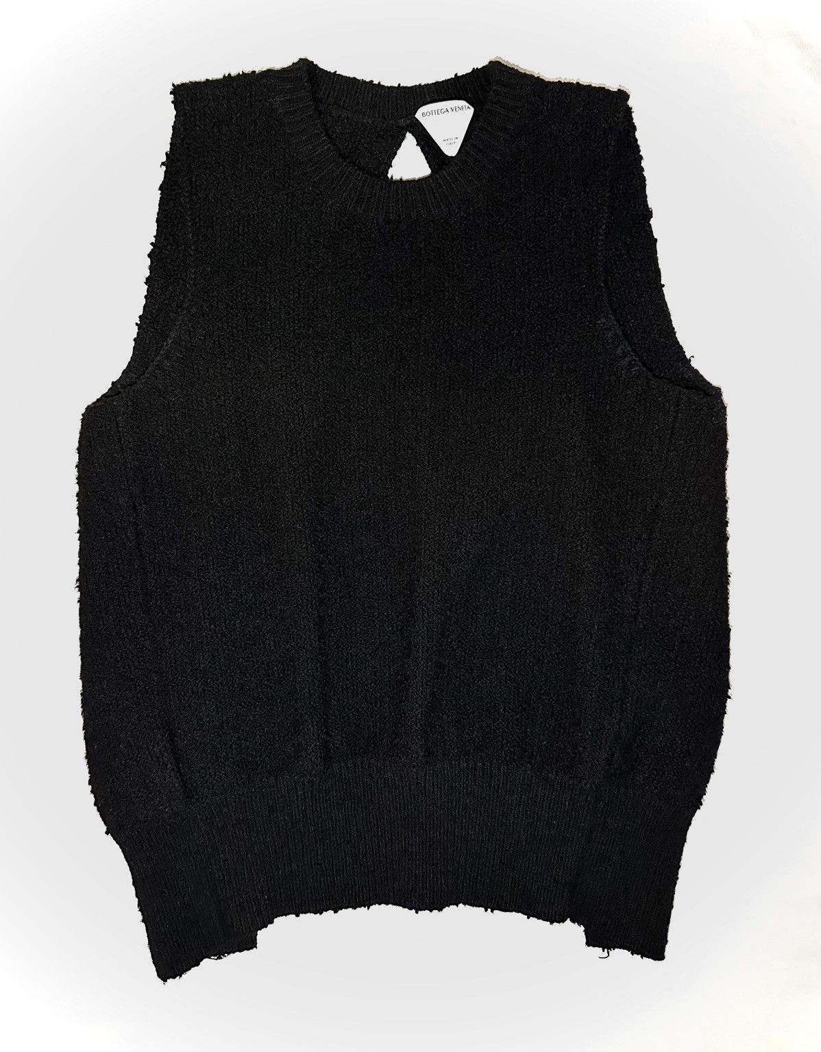 Bottega Veneta Bottega Veneta Open-Back Bouclé Sweater Vest Size XS / US 0-2 / IT 36-38 - 1 Thumbnail