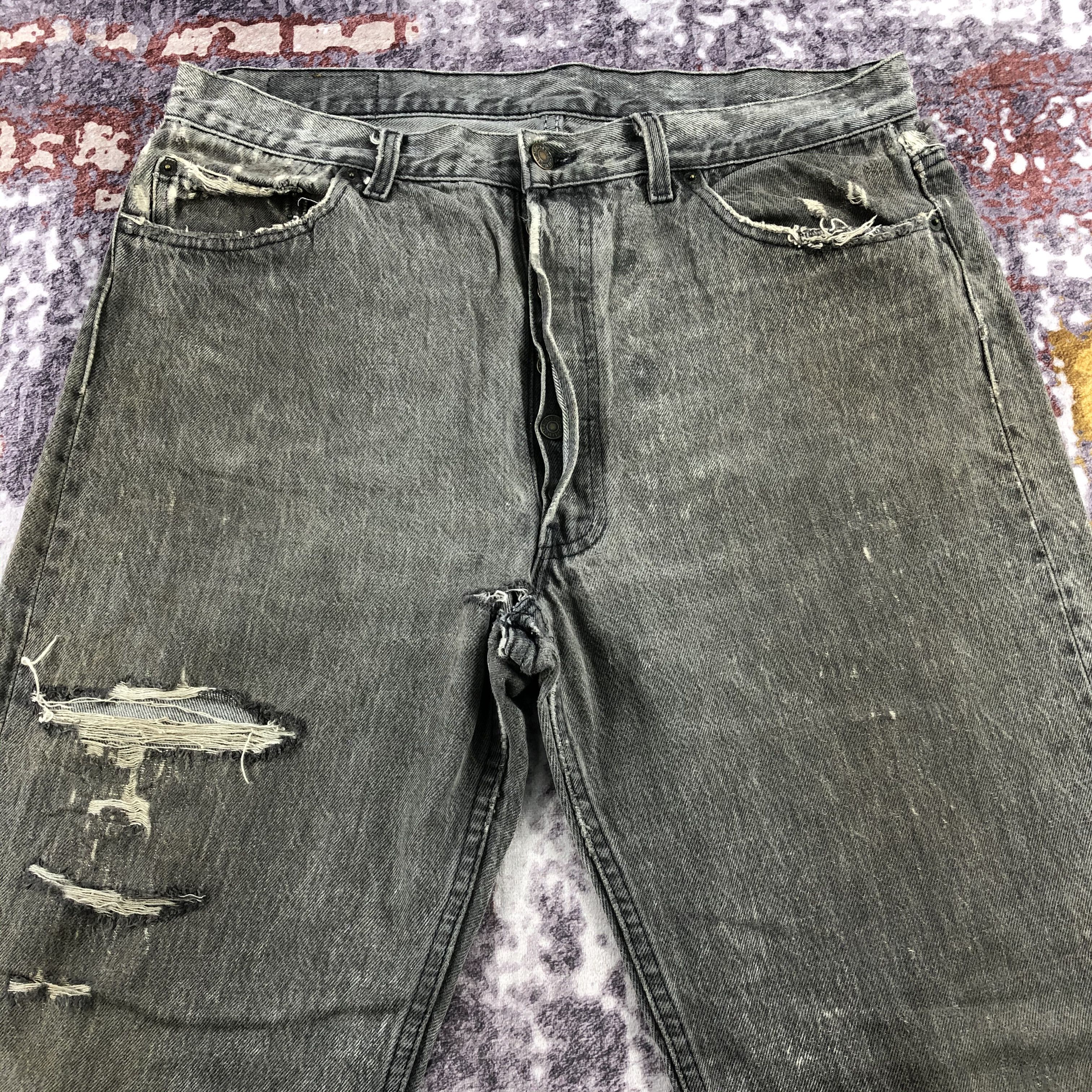 Levi's × Vintage 90s Vintage Levis 501 Jeans-JM2437 Size US 35 - 3 Thumbnail