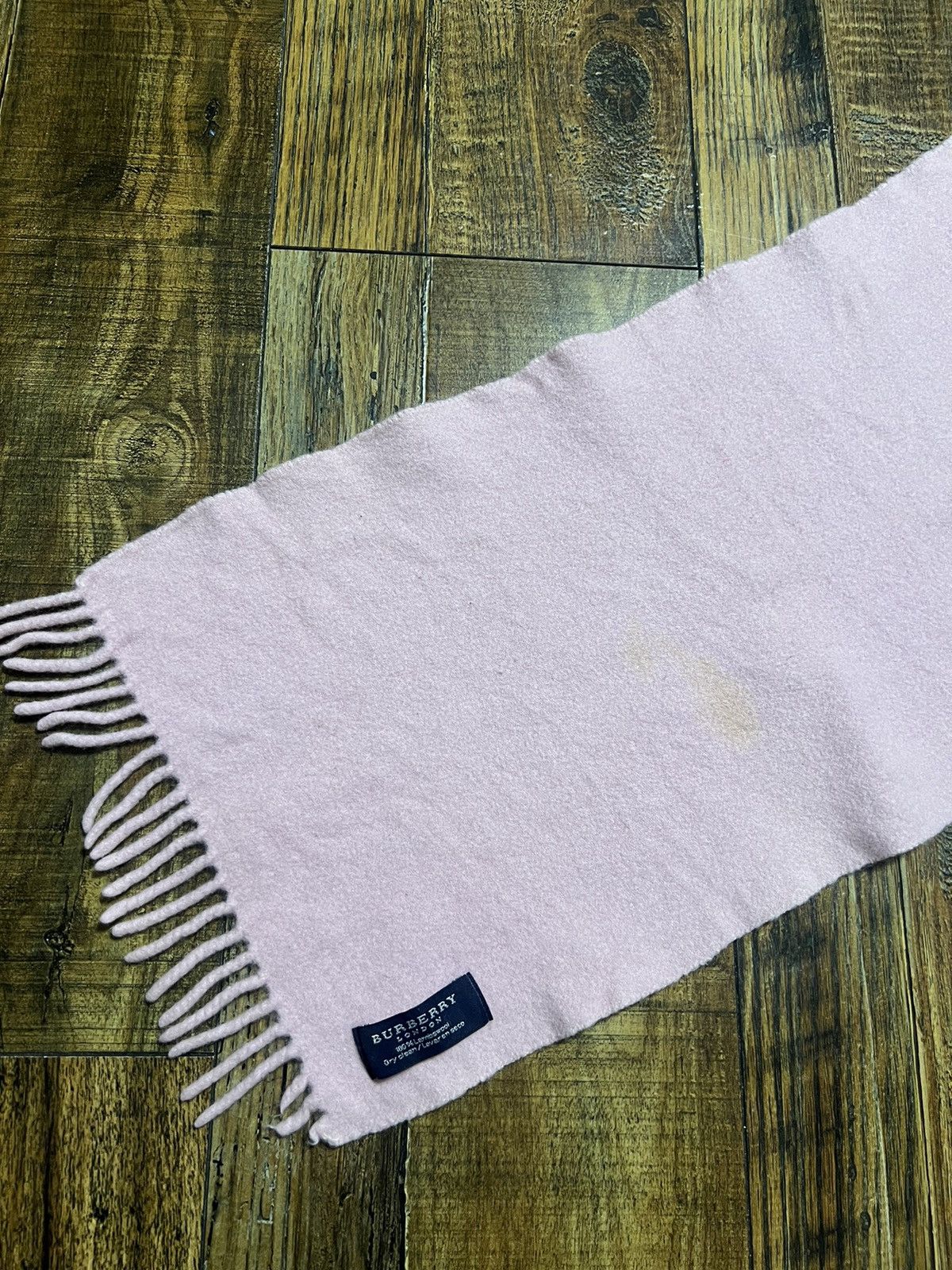 Burberry BURBERRY 💕WOOL PINK SCARF Small logo Size ONE SIZE - 8 Thumbnail