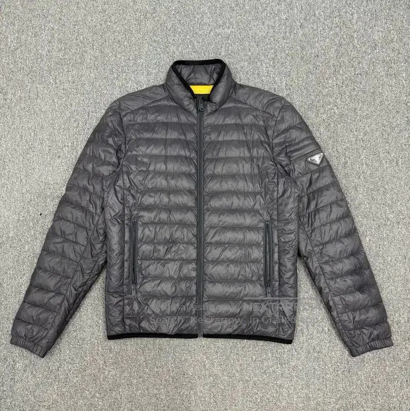 Prada Prada Men's Gray Quilted Down Jacket. Size US M / EU 48-50 / 2 - 1 Thumbnail