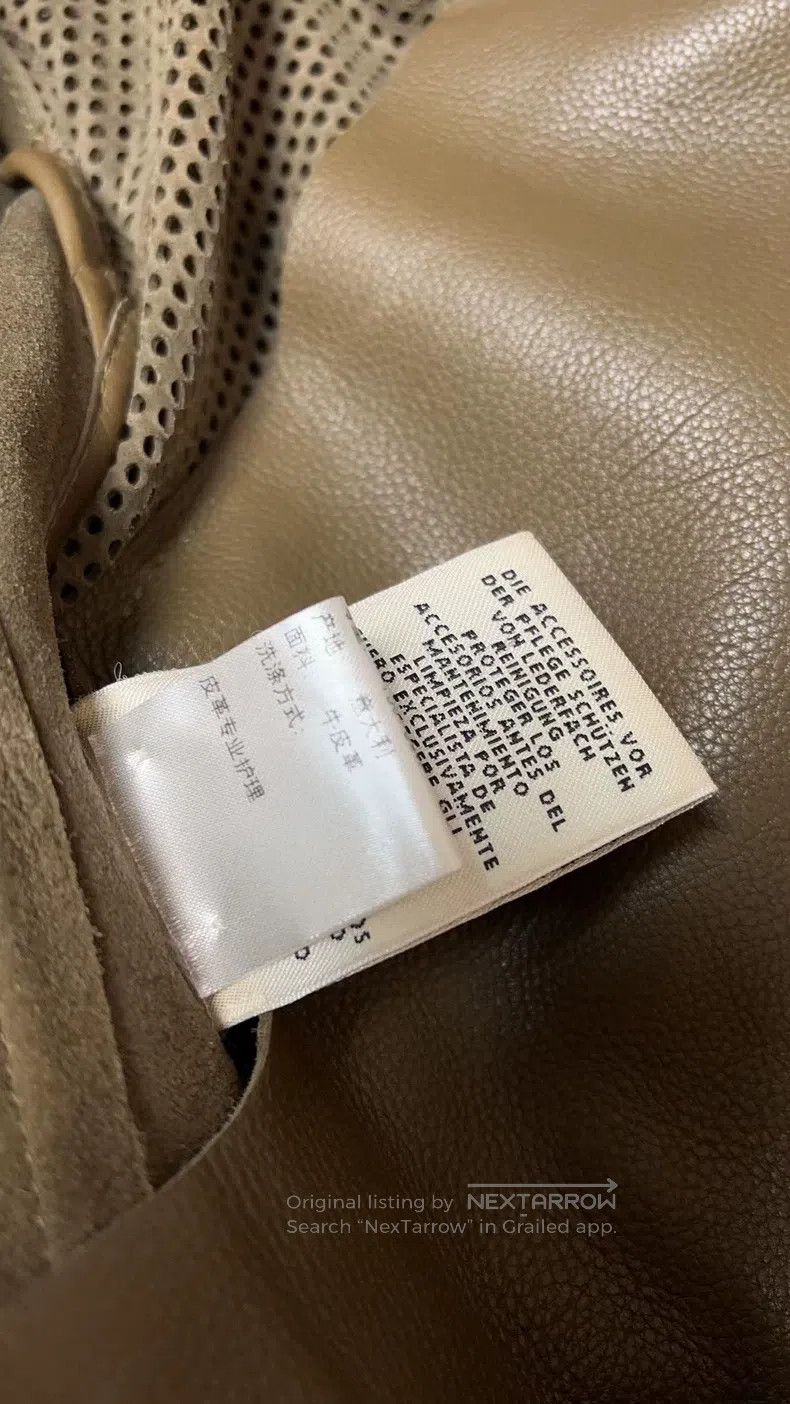 Hermes Hermes Calfskin Leather Jacket Size XXS / US 00 / IT 34 - 3 Thumbnail