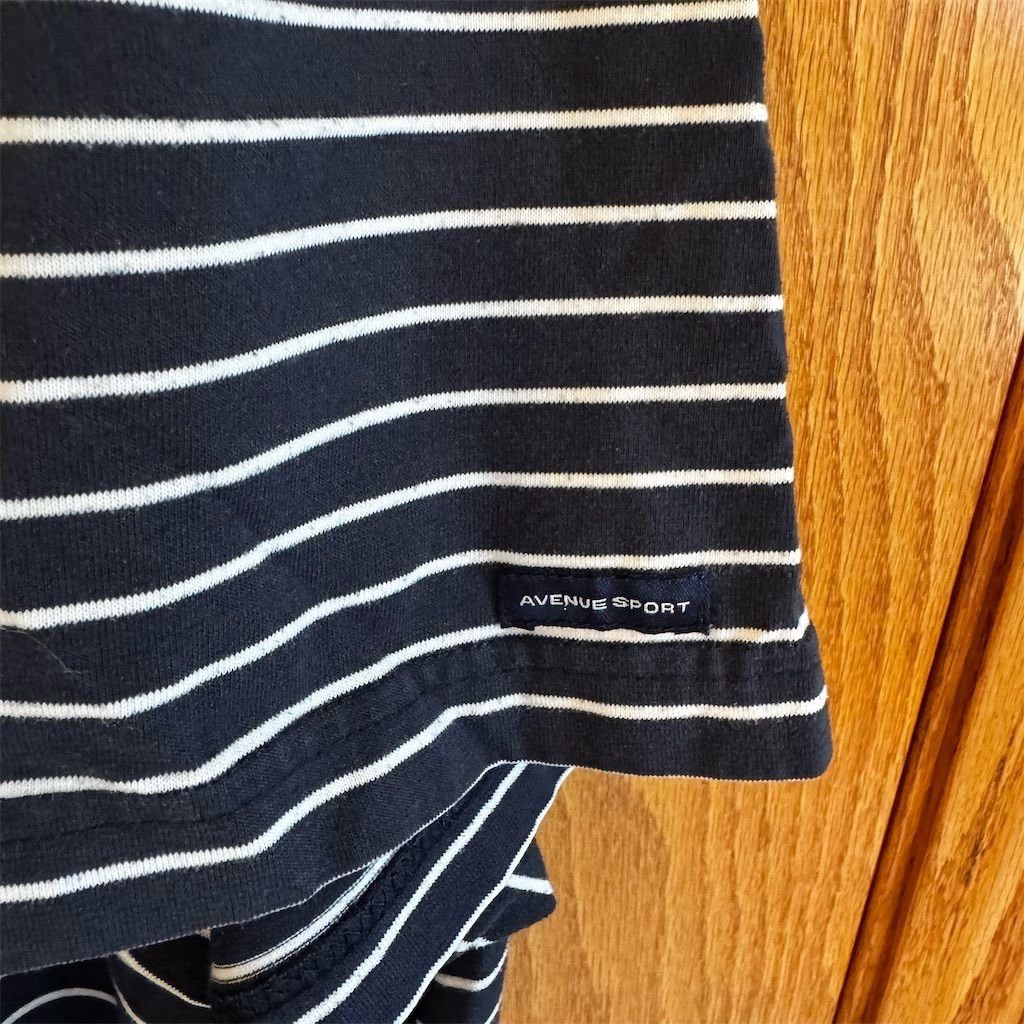 Avenue Avenue Sport Women's Plus Size 26 28 Striped Navy Striped V Size 3XL / US 20-22 - 3 Thumbnail