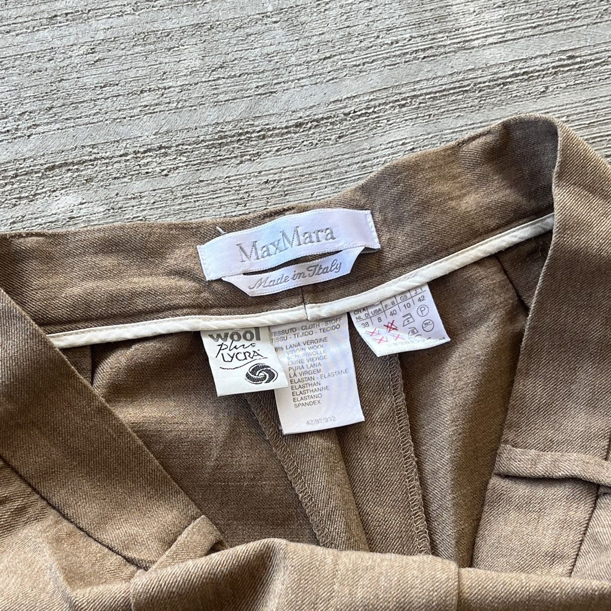 Vintage Max Mara Vintage Wool Pants Size 30" / US 8 / IT 44 - 4 Thumbnail