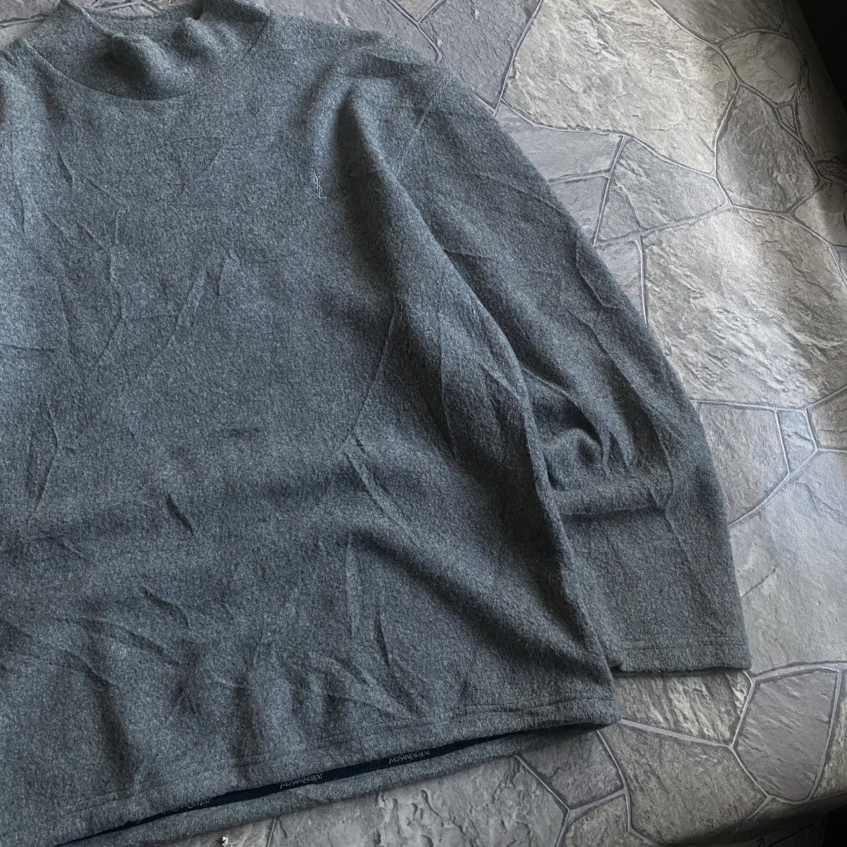 Yves Saint Laurent Vintage YSL Yves Saint Laurent Crewneck Grey Sweatshirt Wool Size US S / EU 44-46 / 1 - 5 Thumbnail