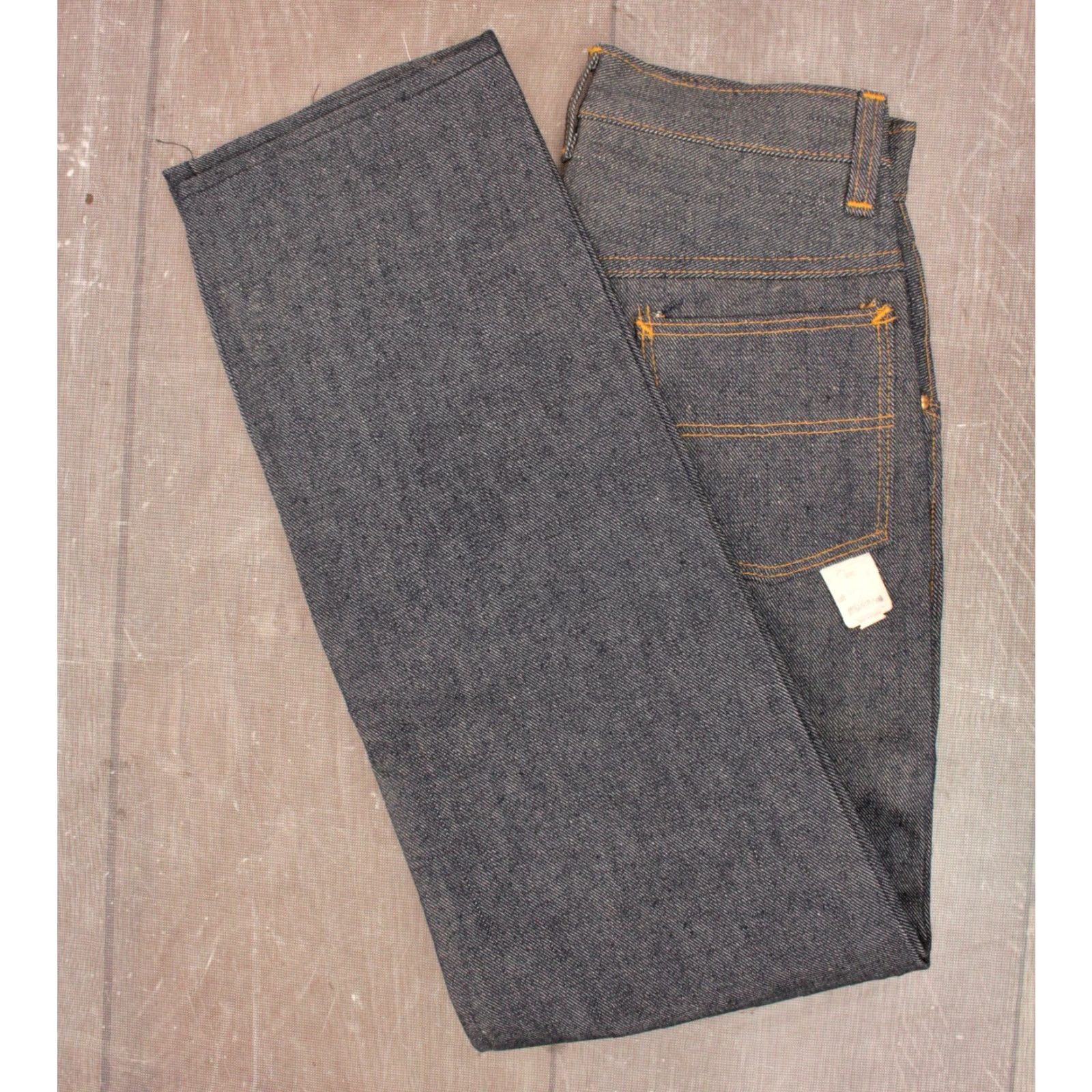 Vintage VTG 1960s NOS Denim Jeans Sz 26x29 Blue 60s Cotton Shirt? Size US 26 / EU 42 - 2 Thumbnail
