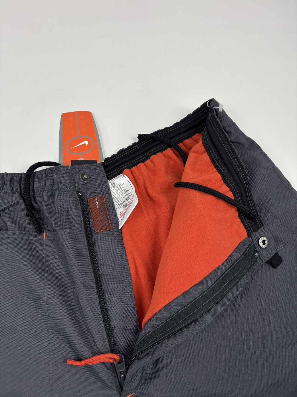 Nike 90’s Swoosh Fleece Pockets Nylon Baggy Joggers Track Pants Size US 34 / EU 50 - 15 Thumbnail
