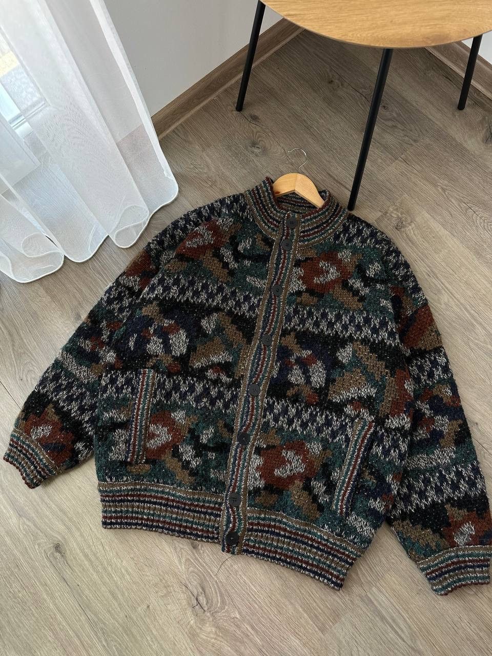 Japanese Brand × Missoni × Vintage Vintage Japanese Missoni Wool Bomber Two-Way Jacket Size US L / EU 52-54 / 3 - 11 Thumbnail