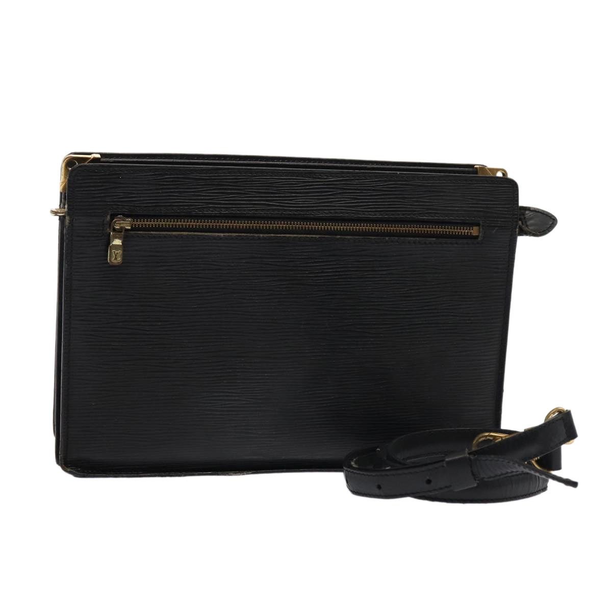 Louis Vuitton LOUIS VUITTON Epi Angian Shoulder Bag Black M52112 Size ONE SIZE - 1 Thumbnail